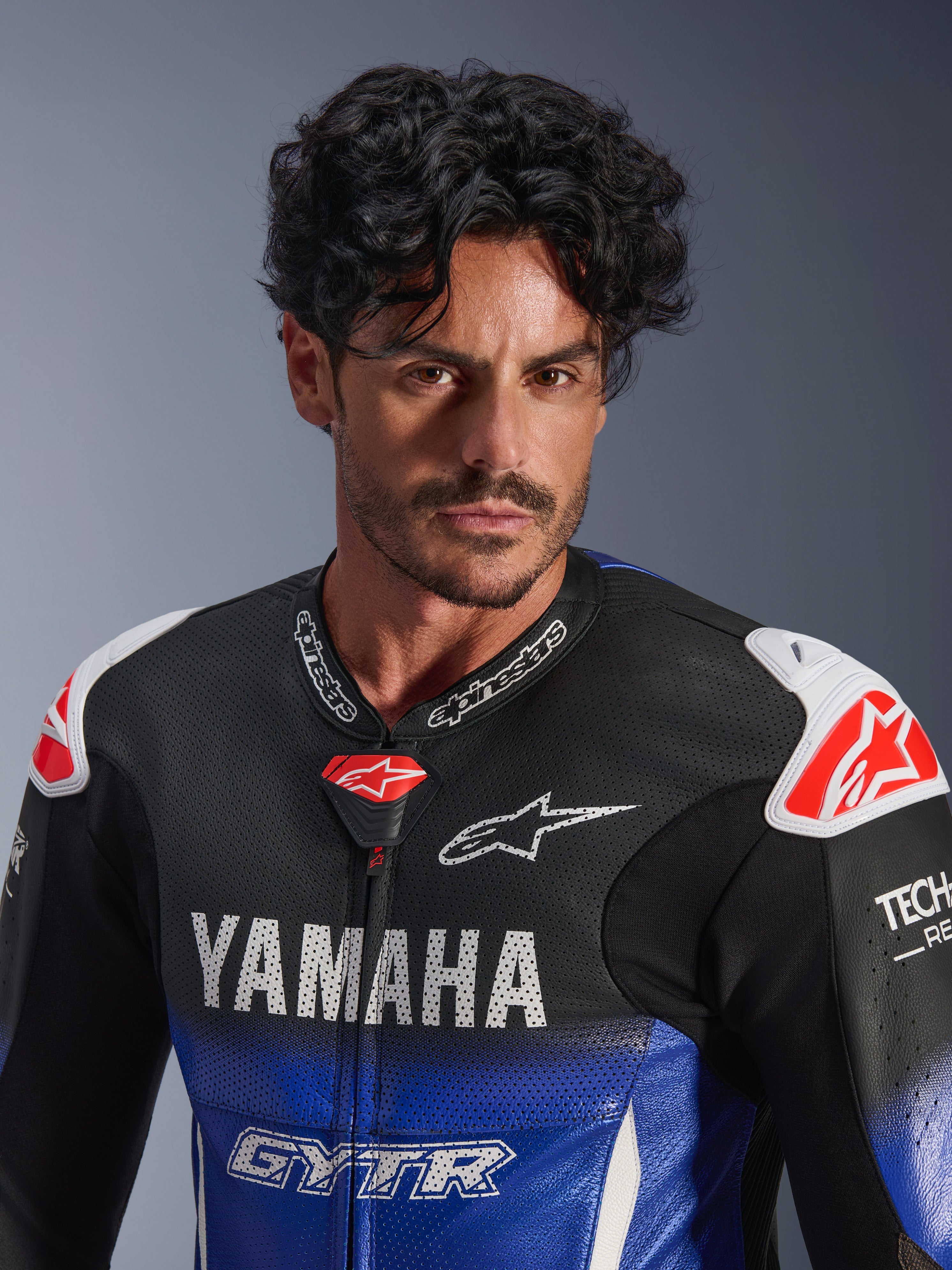 Yamaha GP-R7 - Blue Motorcycle Suit | Alpinestars®