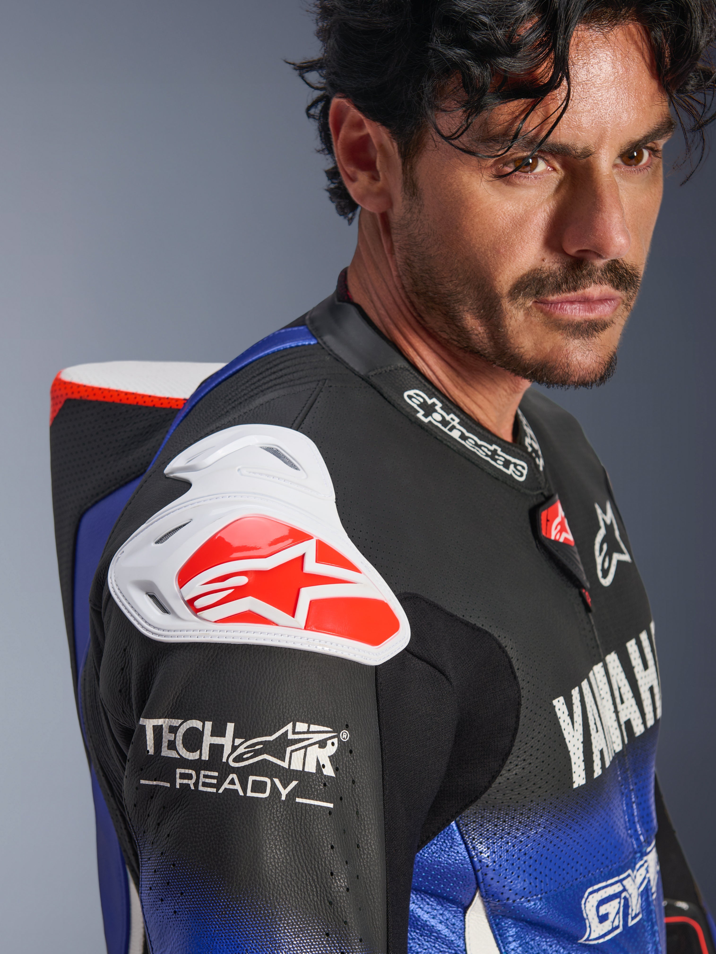 Yamaha GP-R7 - Blue Motorcycle Suit | Alpinestars®