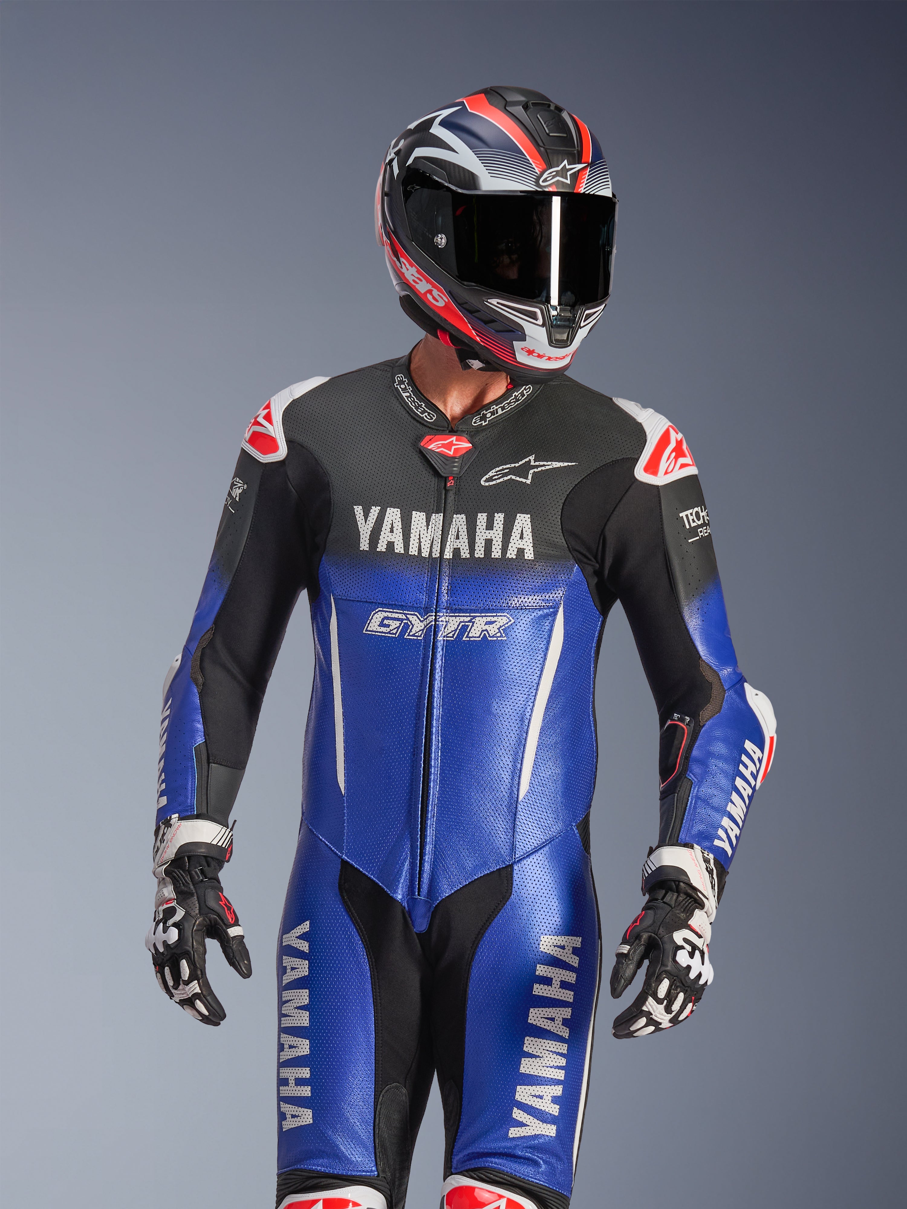 Yamaha GP-R7 - Blue Motorcycle Suit | Alpinestars®