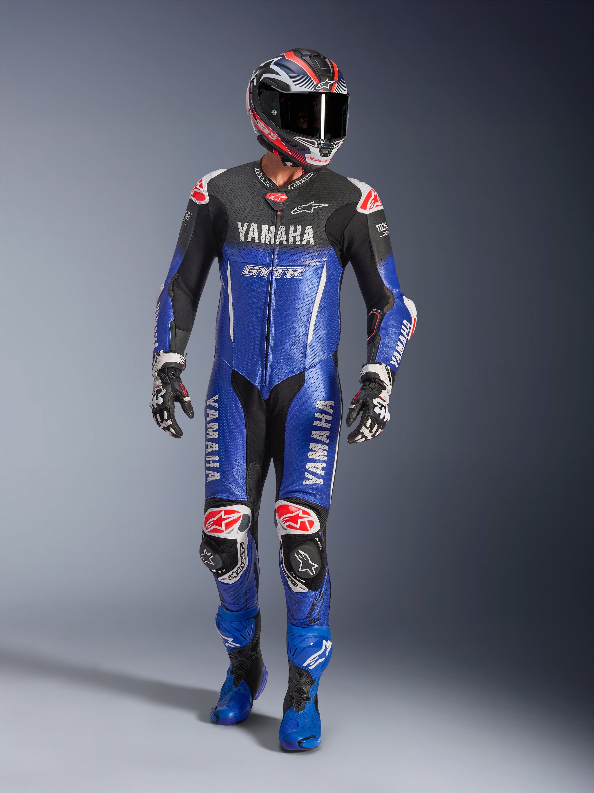 Yamaha GP-R7 - Blue Motorcycle Suit Yamaha GP-R7 - Blue Motorcycle Suit