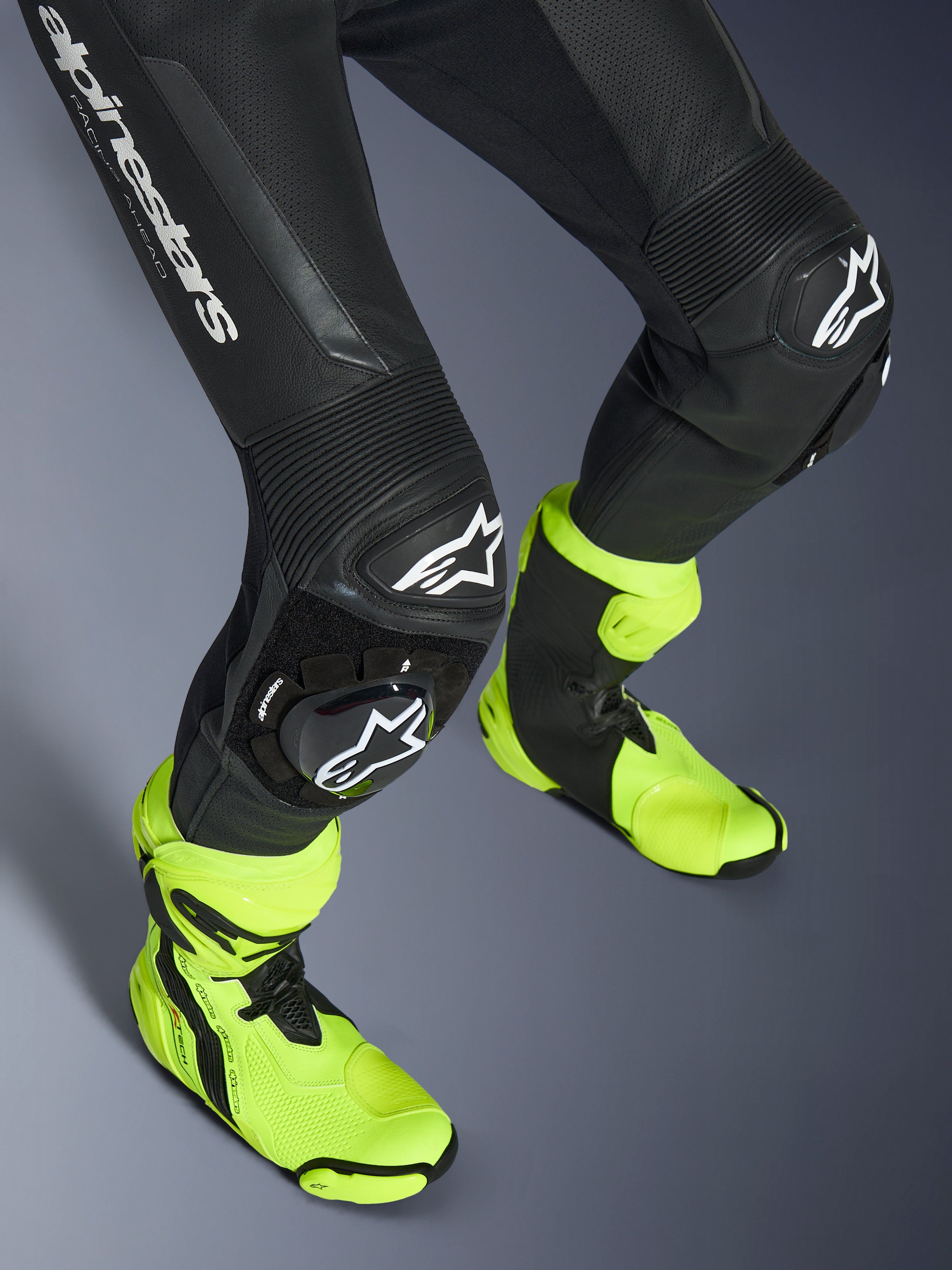GP Force V2 1-Piece - Black Motorcycle Suit | Alpinestars®