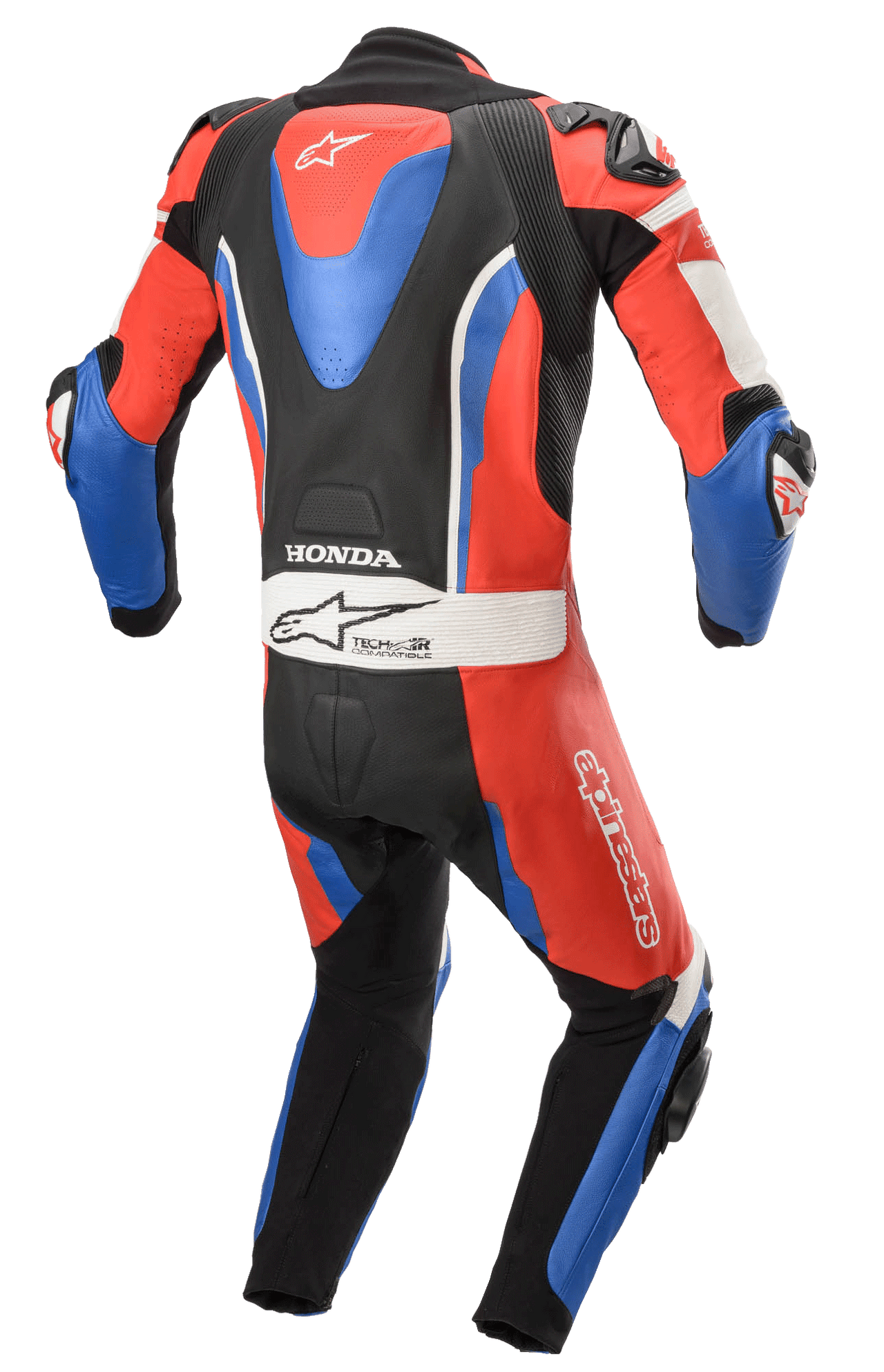 Honda GP Pro V2 1-Piece Suit Tech-Air® Compatible BLACK RACING