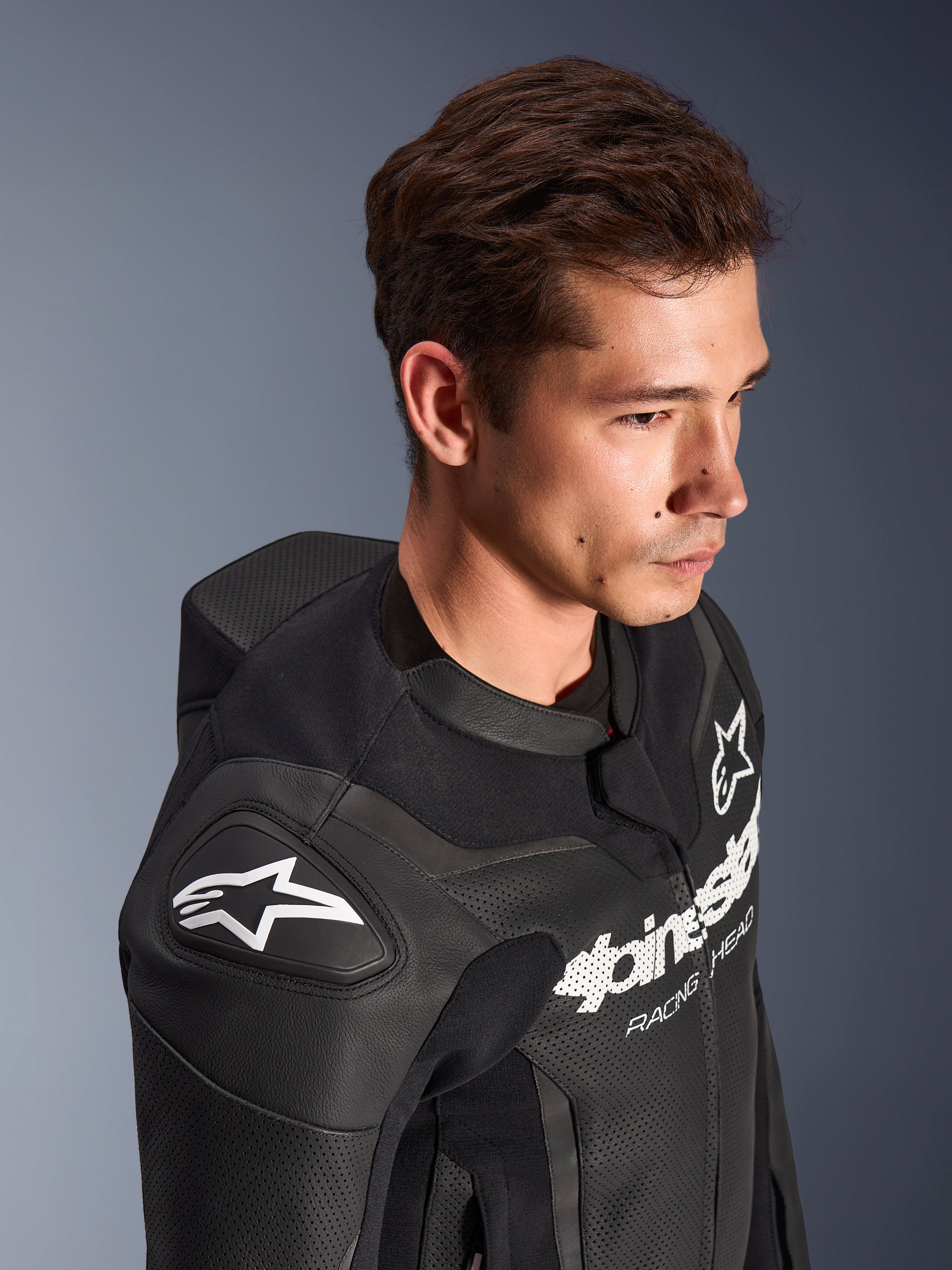 GP Force V2 2-Piece Leather Motorcycle Suit | CE AA, Airbag Ready