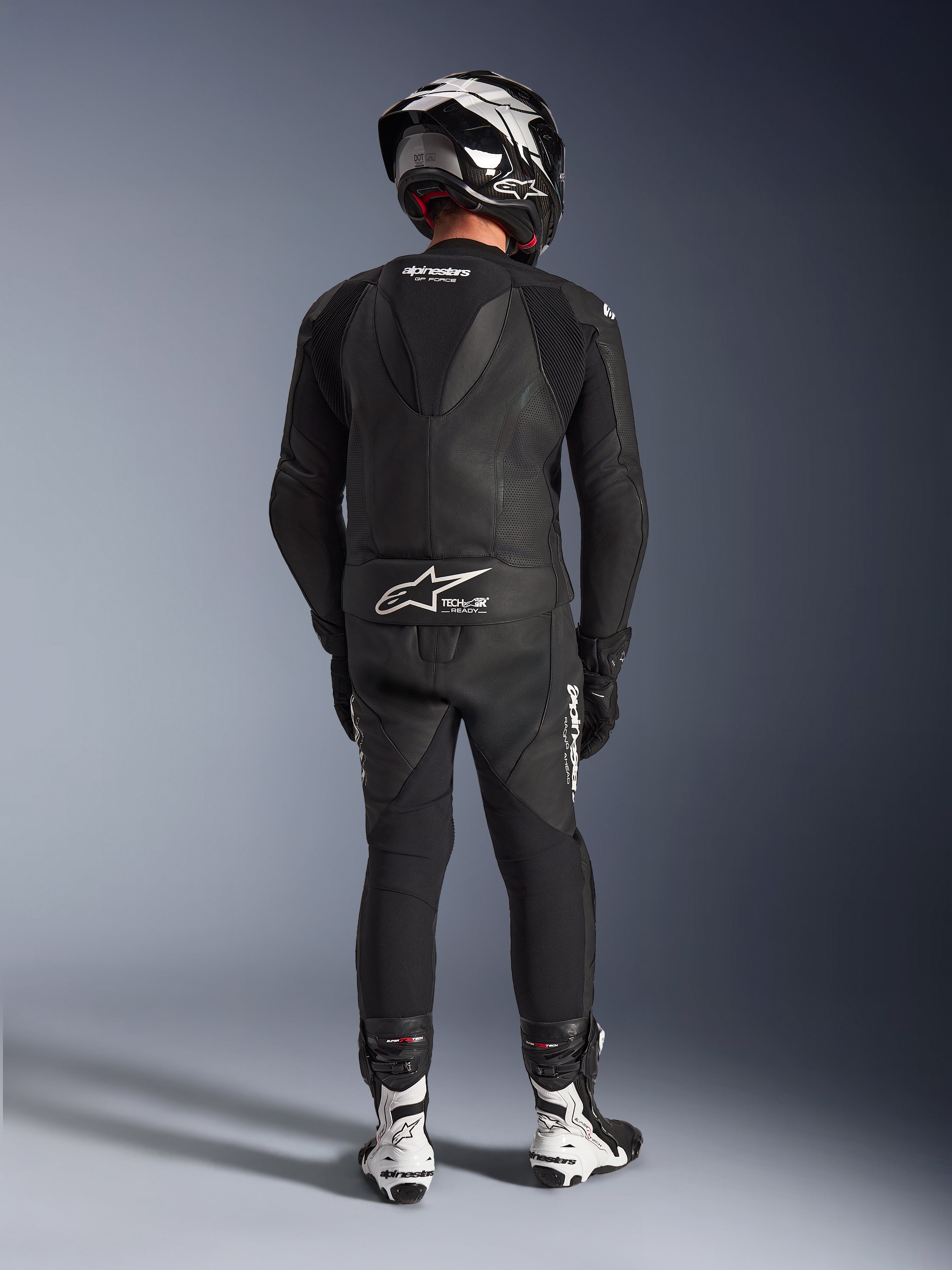 GP Force V2 2-Piece Leather Motorcycle Suit | CE AA, Airbag Ready