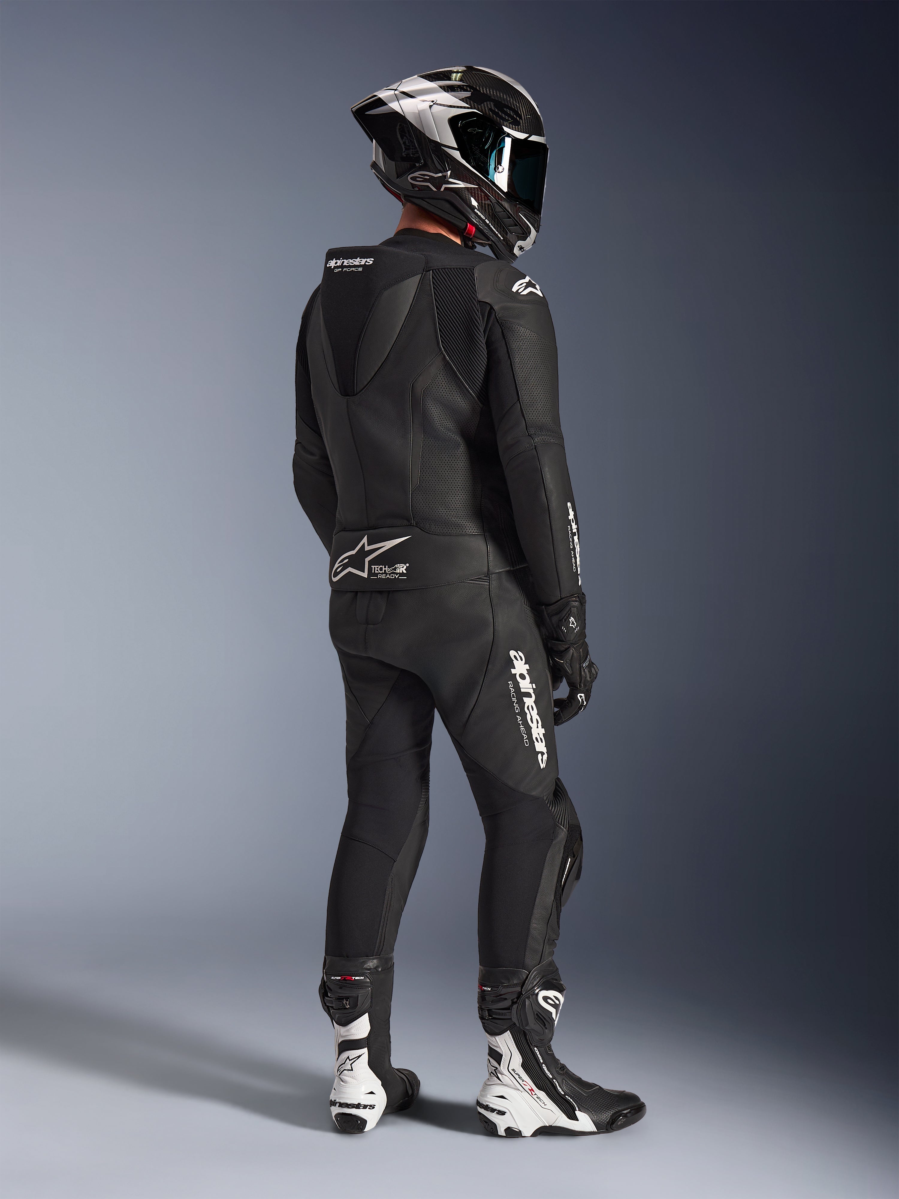 GP Force V2 2-Piece Leather Motorcycle Suit | CE AA, Airbag Ready