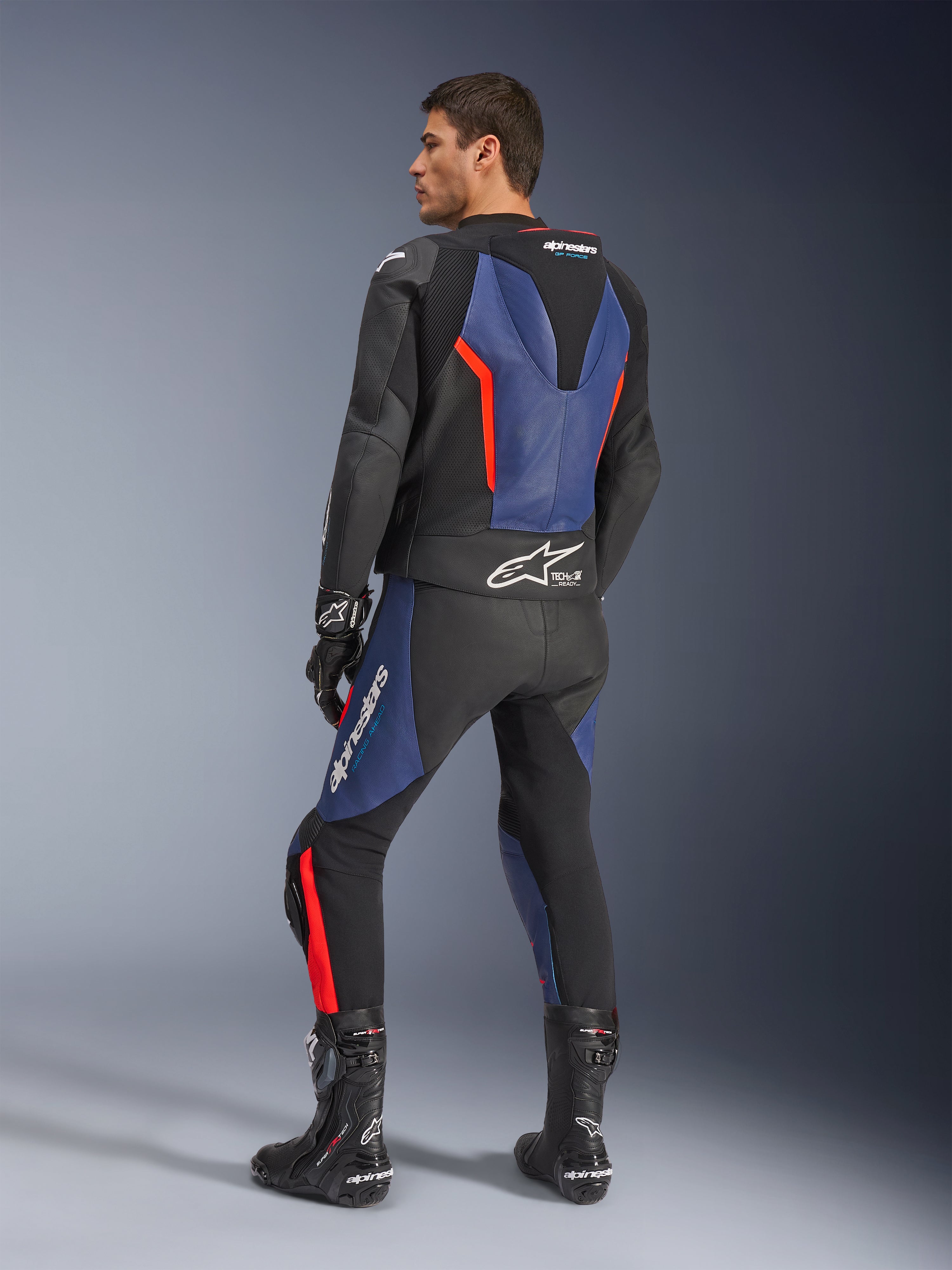 GP Force V2 2Piece - Red Motorcycle Suit | Alpinestars®