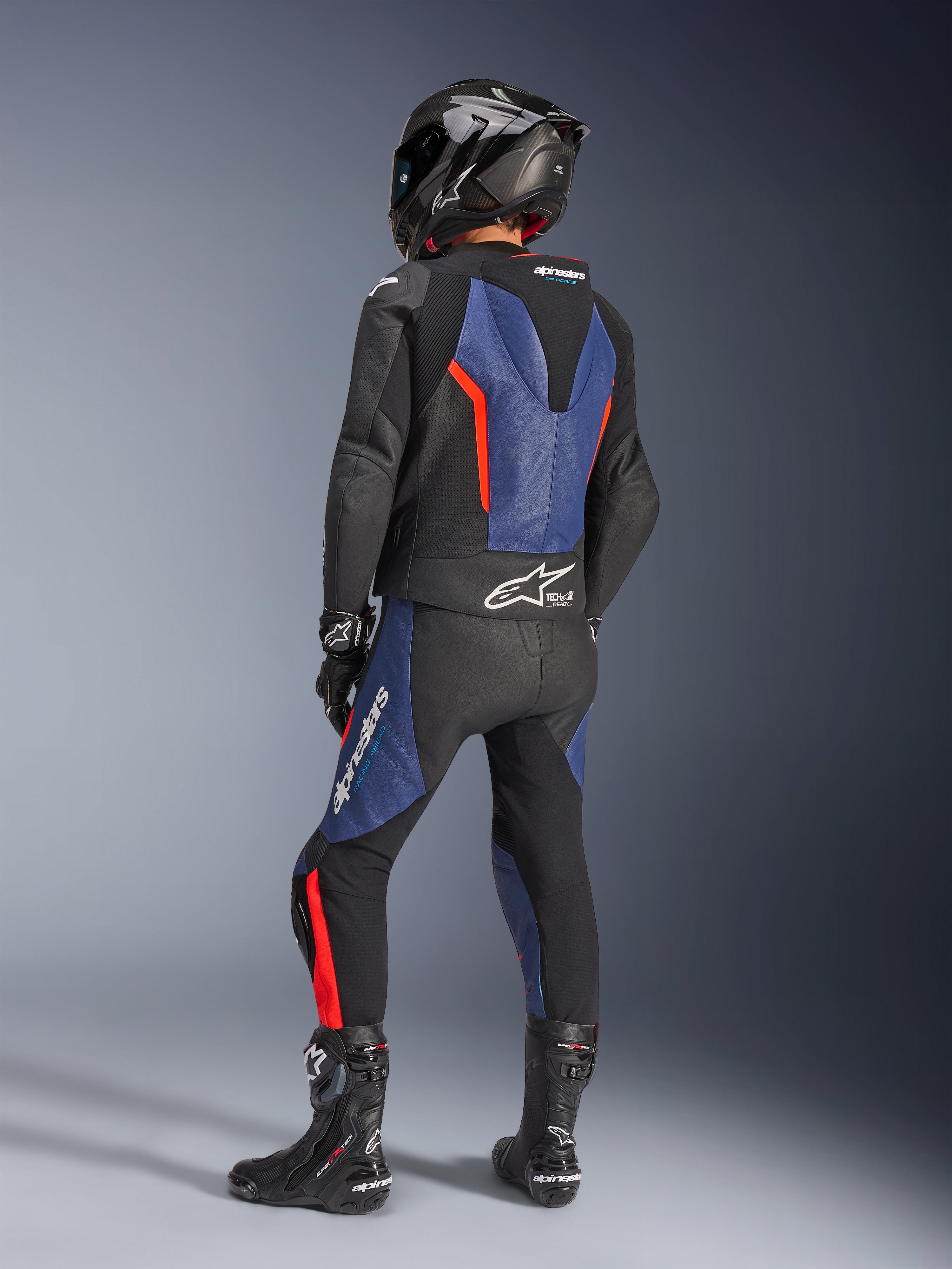 GP Force V2 2Piece - Red Motorcycle Suit | Alpinestars®