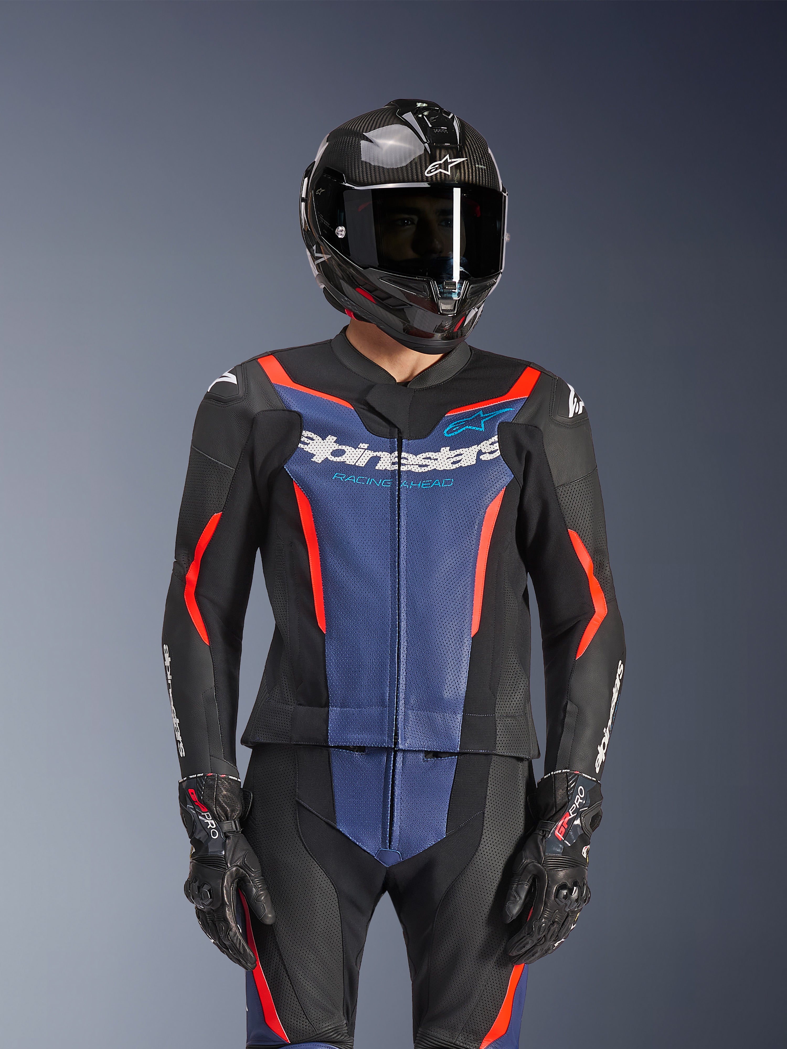 GP Force V2 2Piece - Red Motorcycle Suit | Alpinestars®