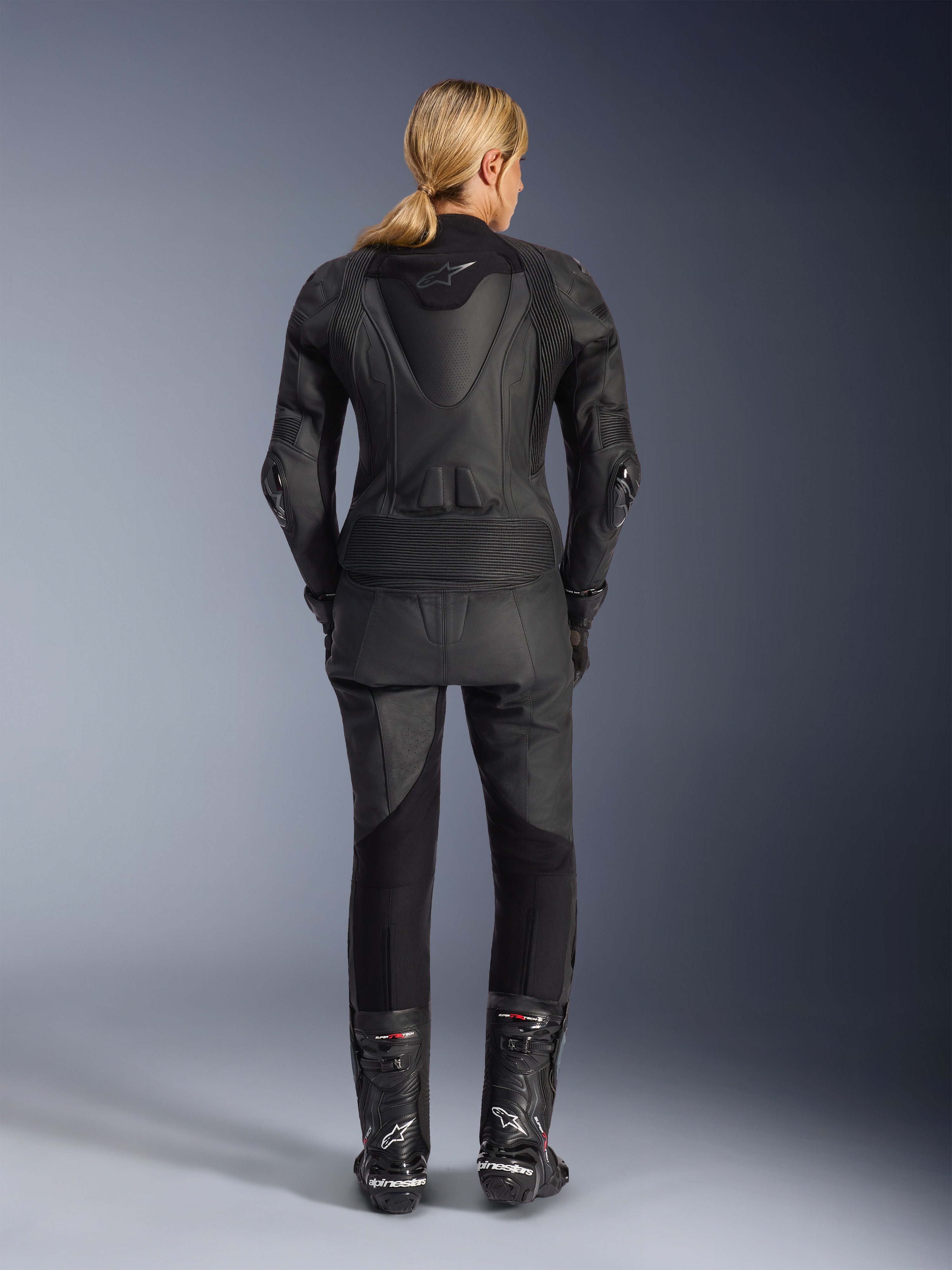 Stella Missile V2 2-Piece - Black Motorcycle Suit | Alpinestars®
