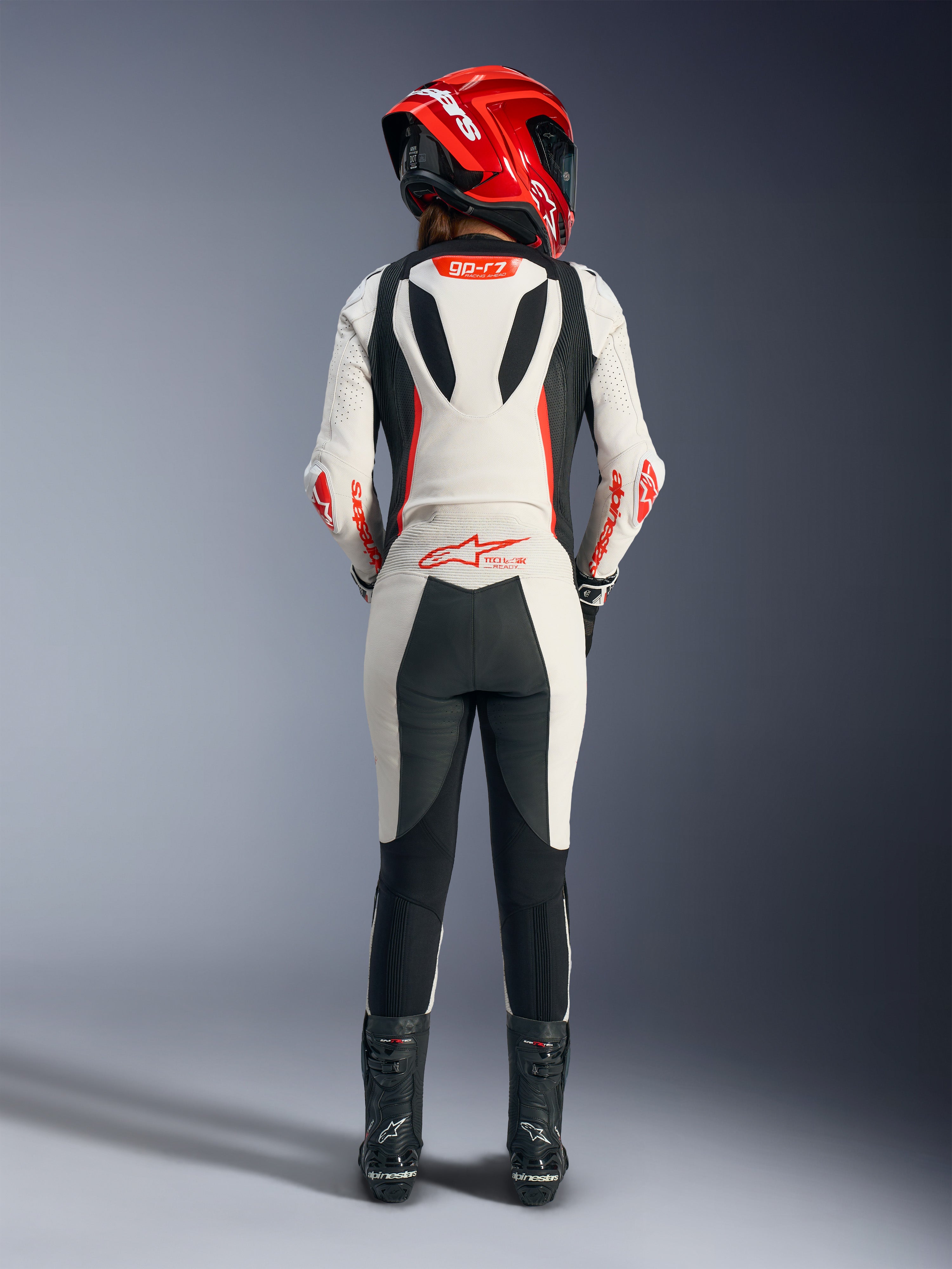 Women Stella GP-R7 1PC - Red Motorcycle Suit | Alpinestars®