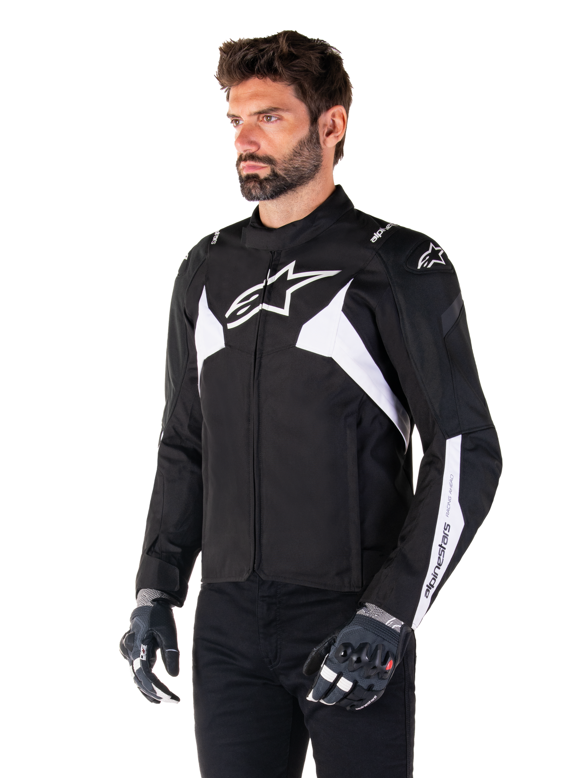 T-Jaws V4 Waterproof - Black Motorcycle Jacket | Alpinestars®