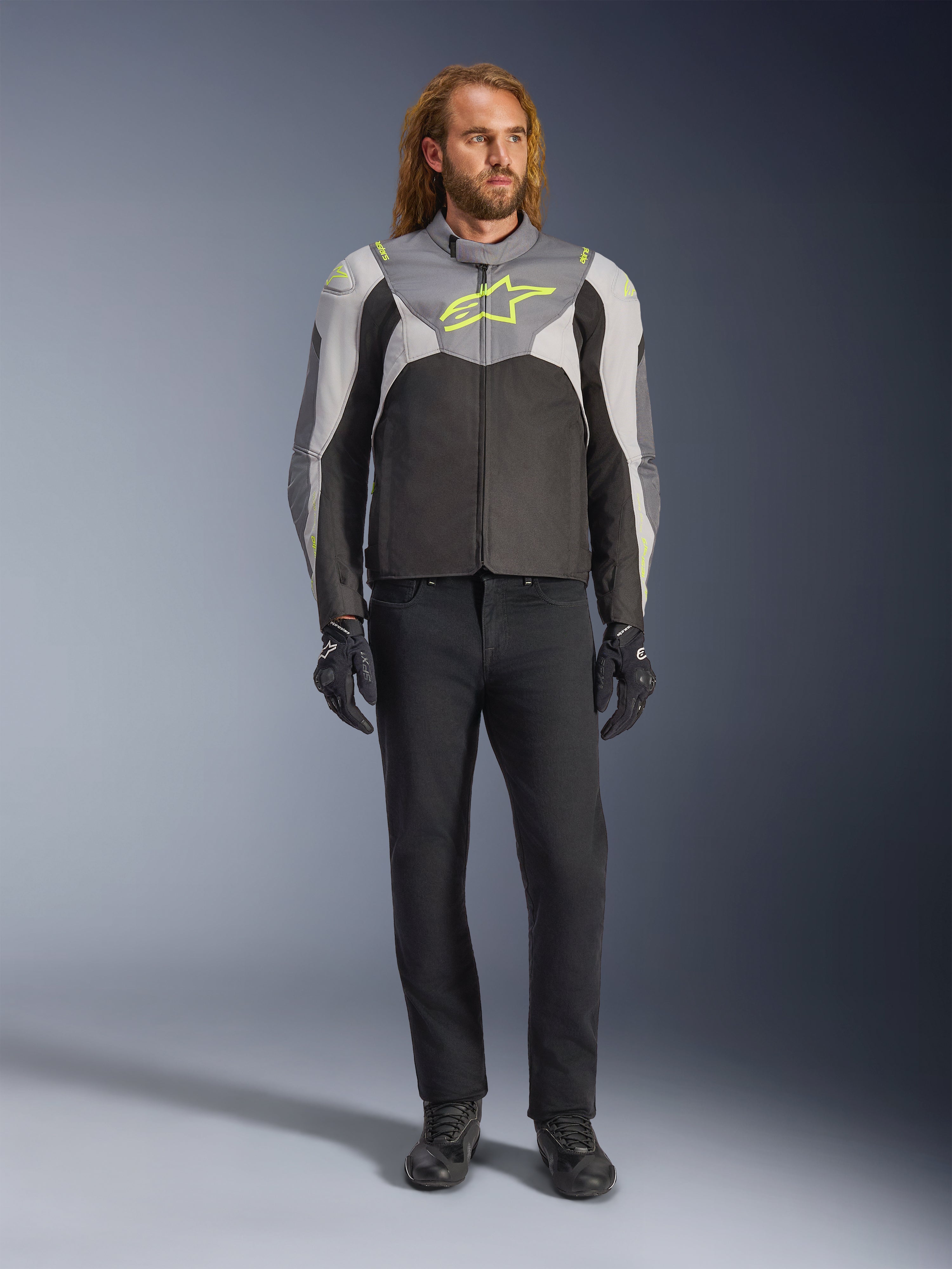 T-Jaws V4 Waterproof - Black Motorcycle Jacket | Alpinestars®