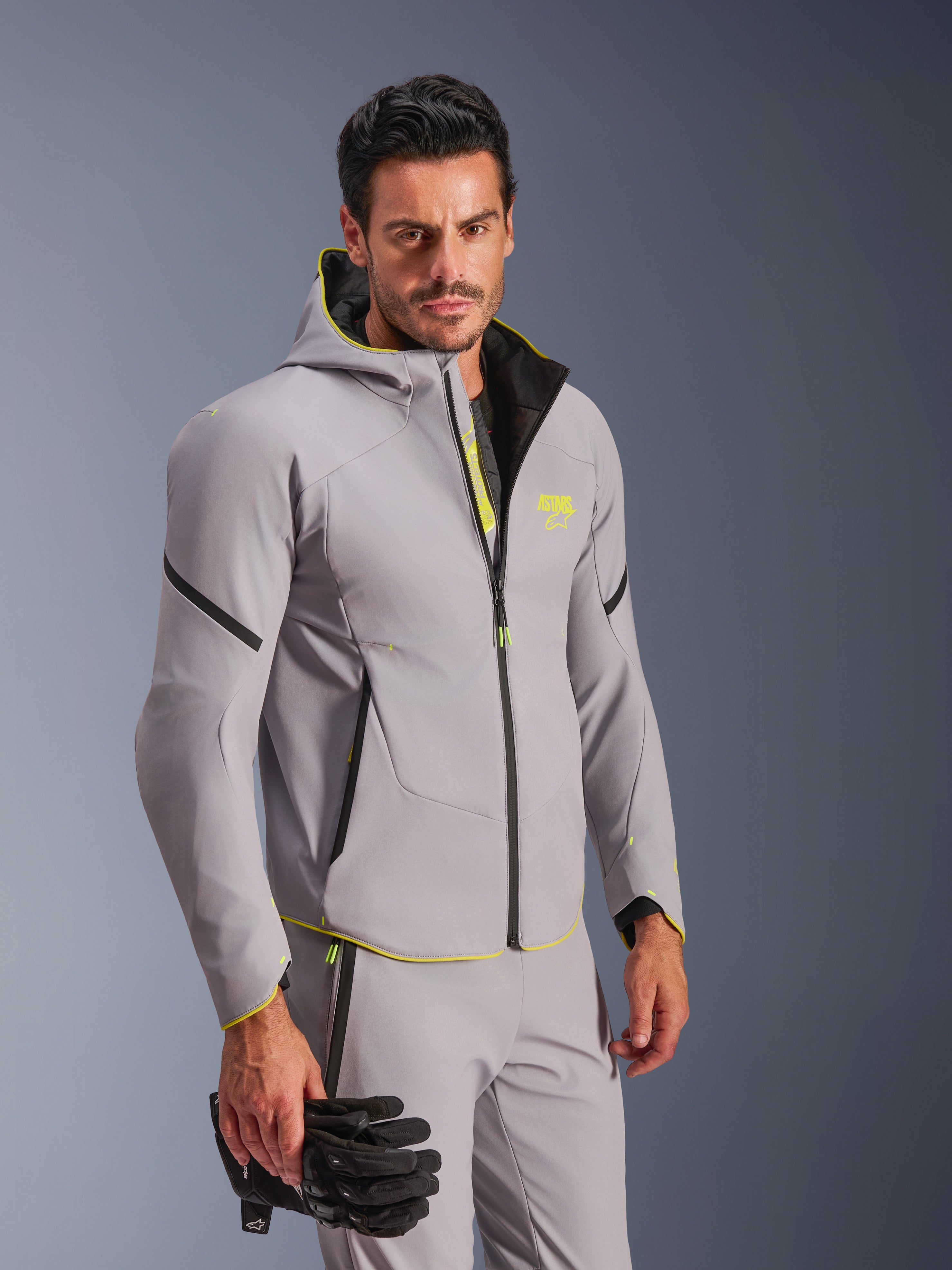 Aeroshell Waterproof - Gray Motorcycle Jacket | Alpinestars®