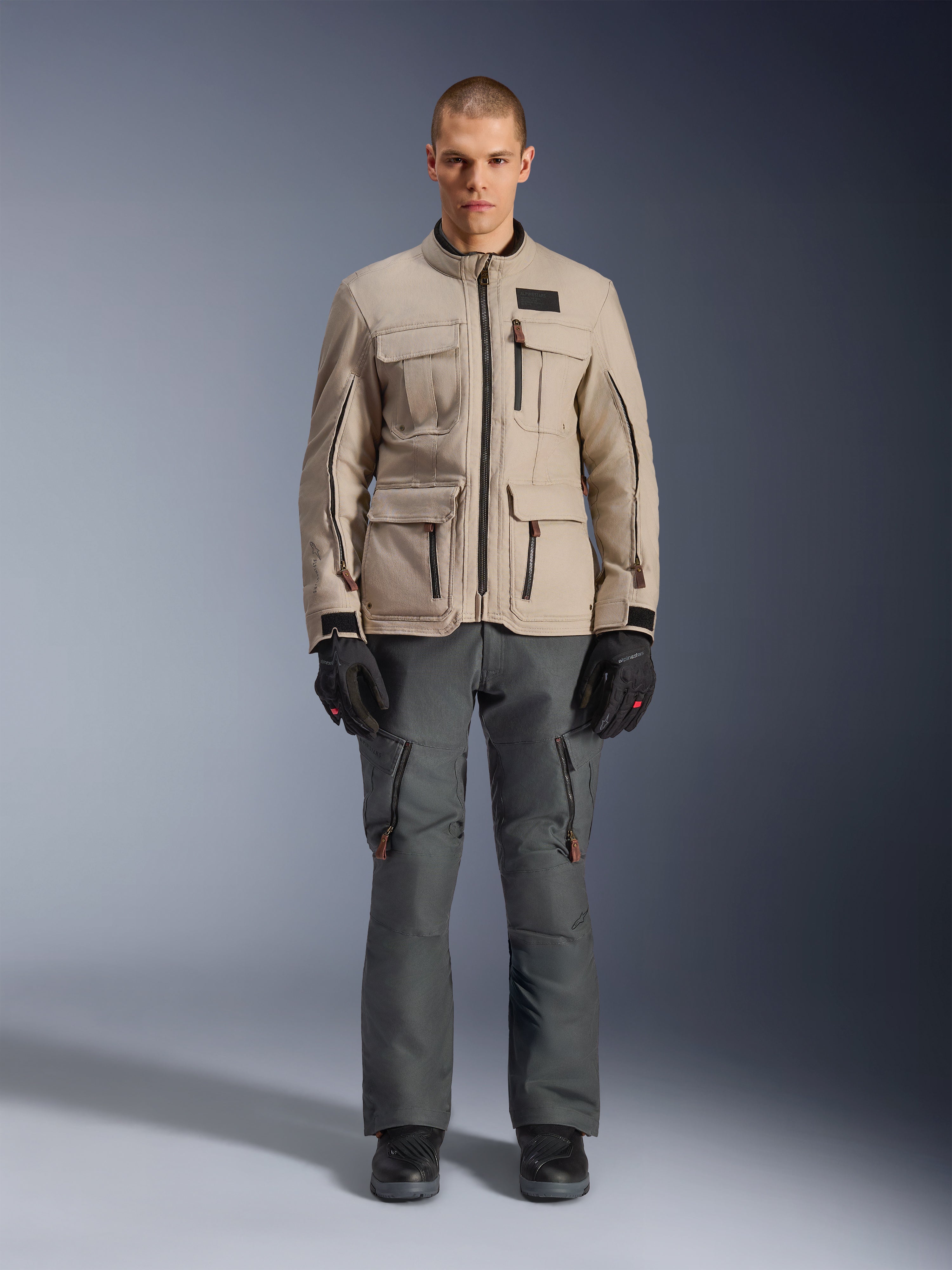 Borrego Drystar® - Gray Motorcycle Jacket | Alpinestars®
