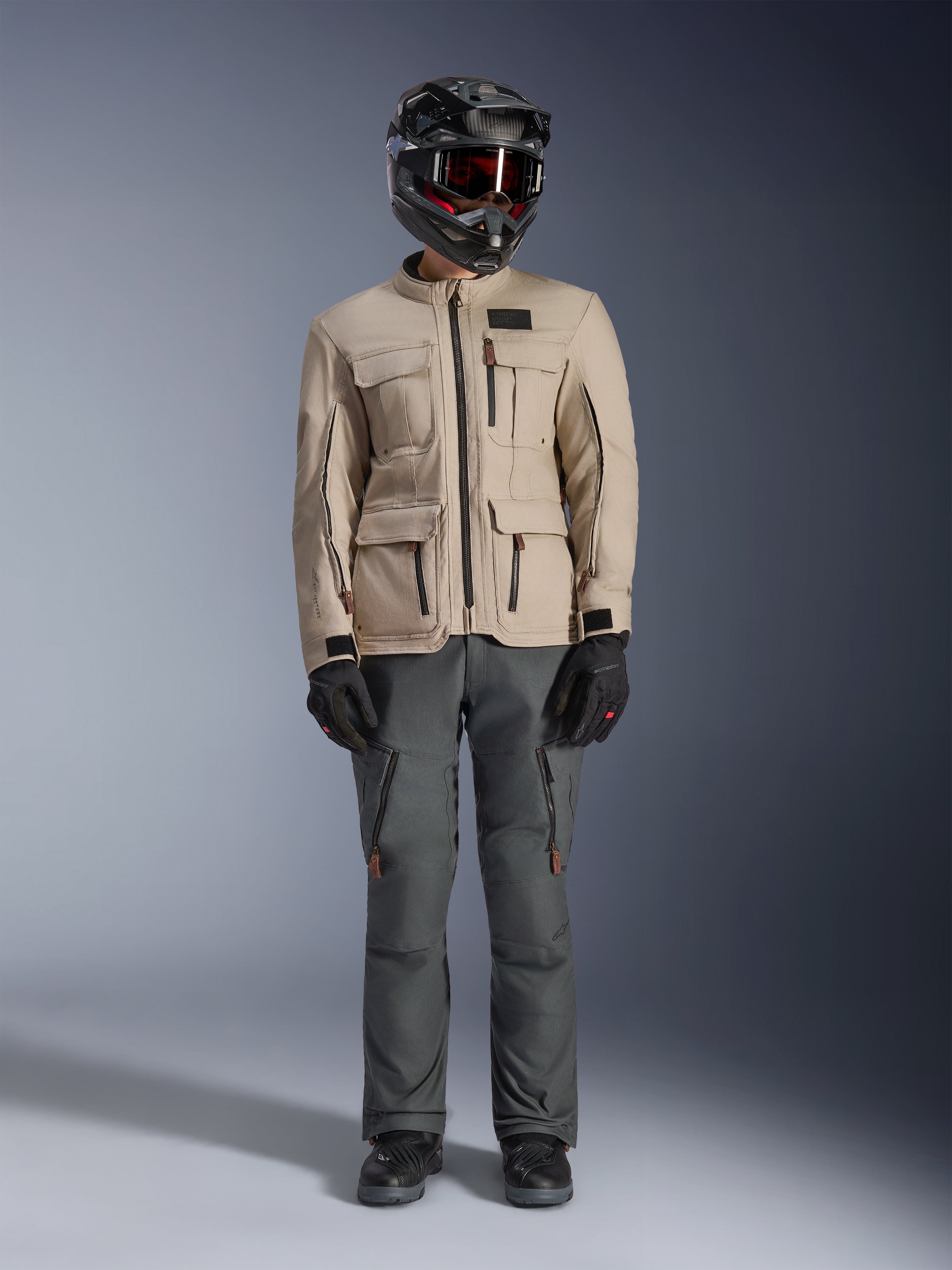 Borrego Drystar® - Gray Motorcycle Jacket | Alpinestars®