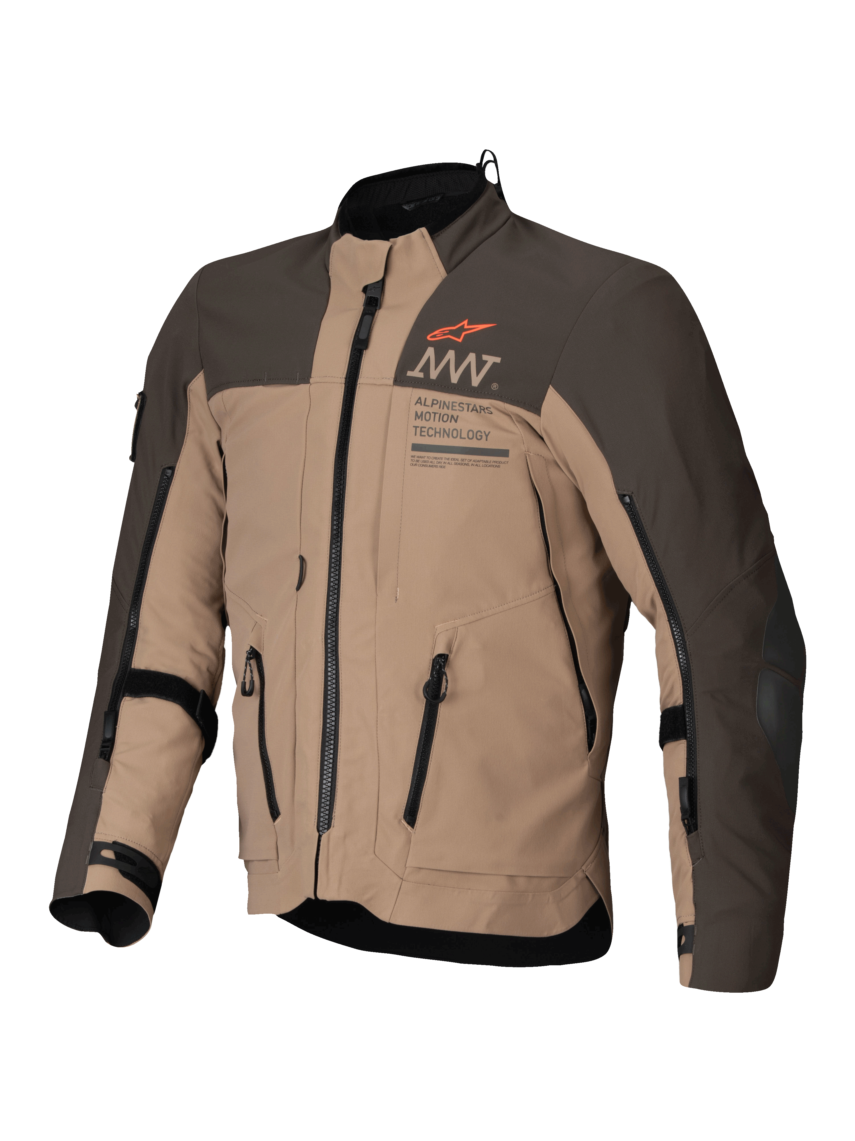 AMT-8 Stretch Drystar® XF - Brown Motorcycle Jacket | Alpinestars® AMT-8 Stretch Drystar® XF - Brown Motorcycle Jacket | Alpinestars®