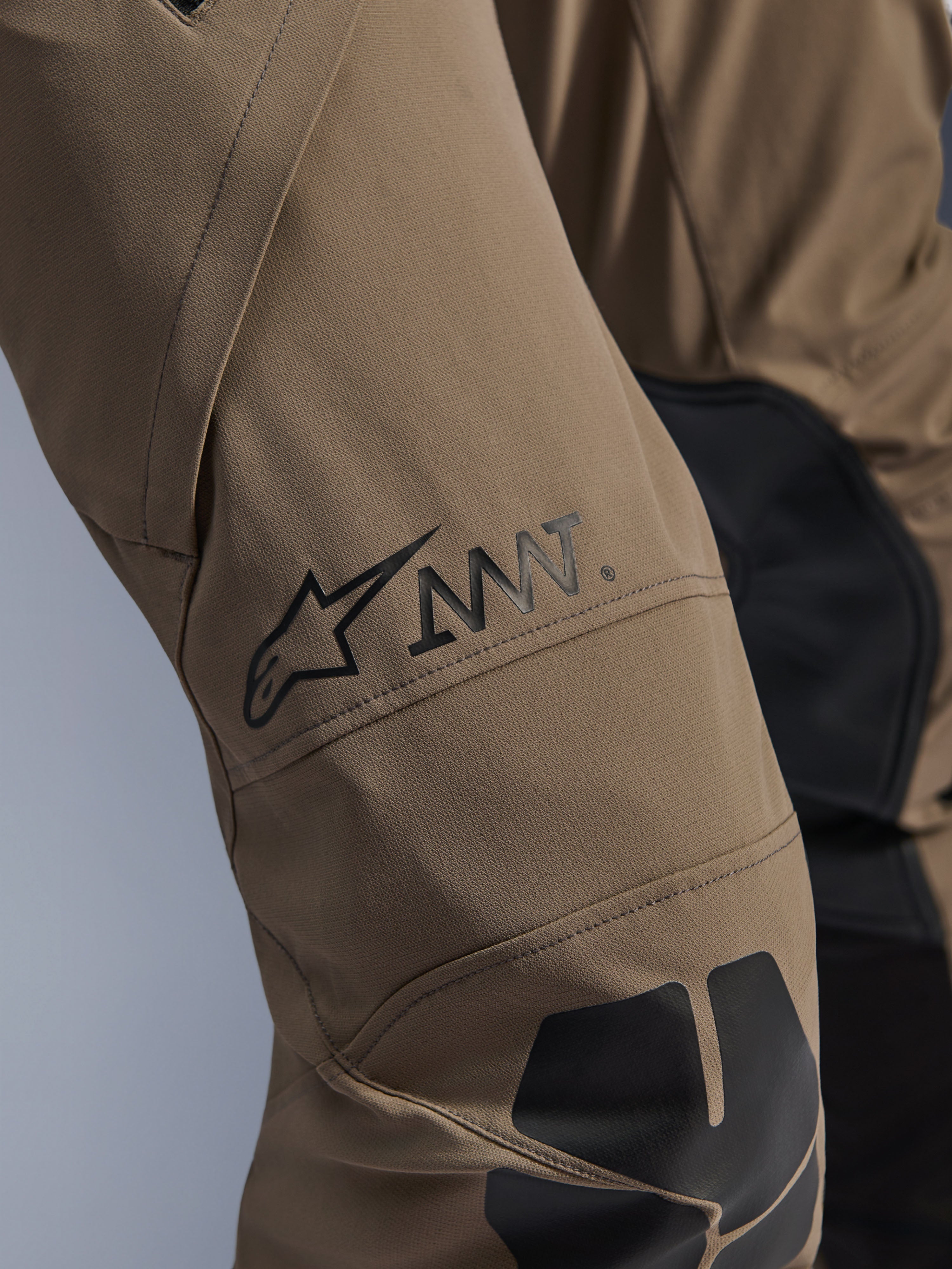 AMT-8 Stretch Drystar® XF - Walnut Black Motorcycle Pants