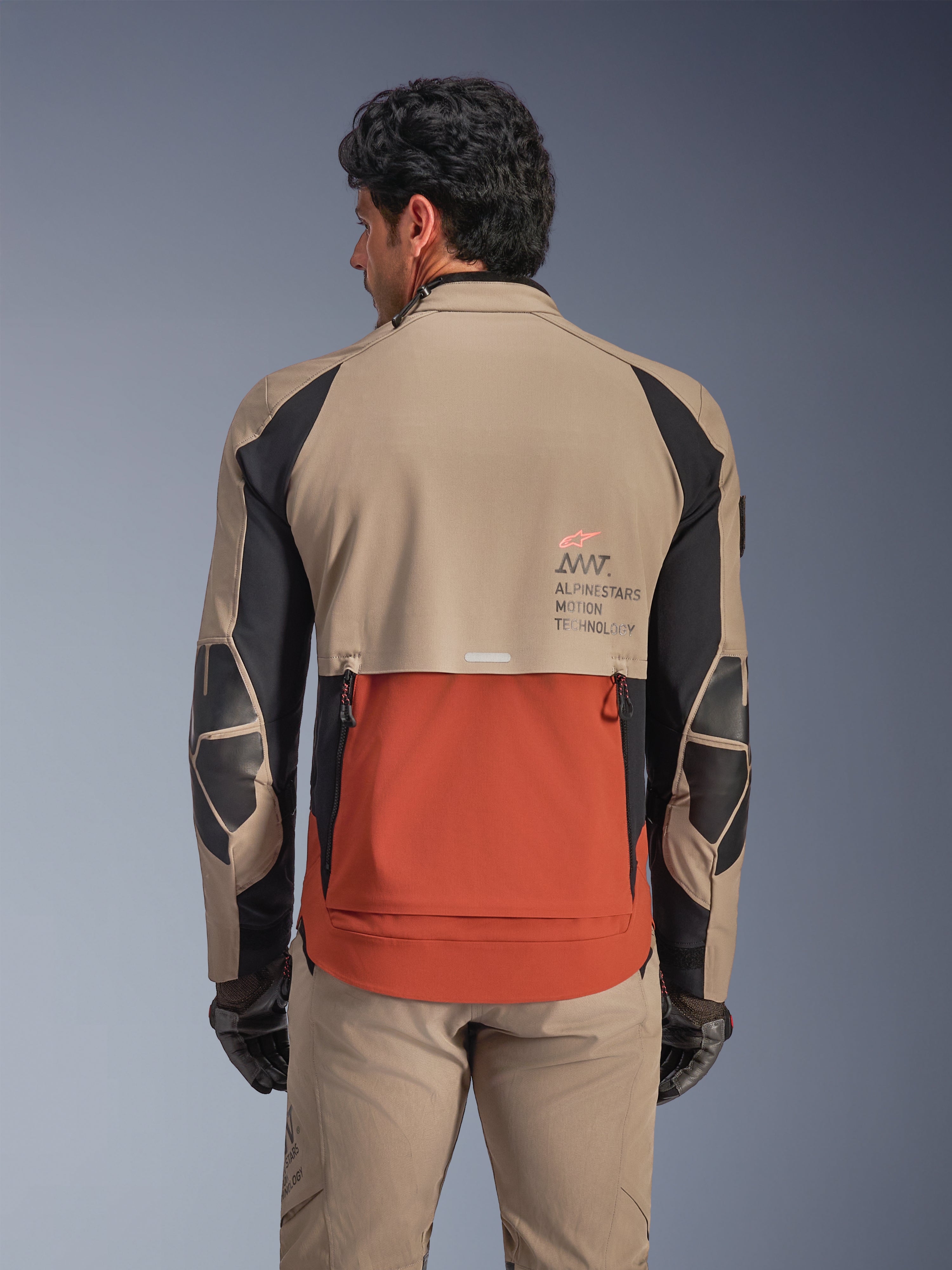 AMT-8 Stretch Drystar® XF - Black Motorcycle Jacket | Alpinestars®