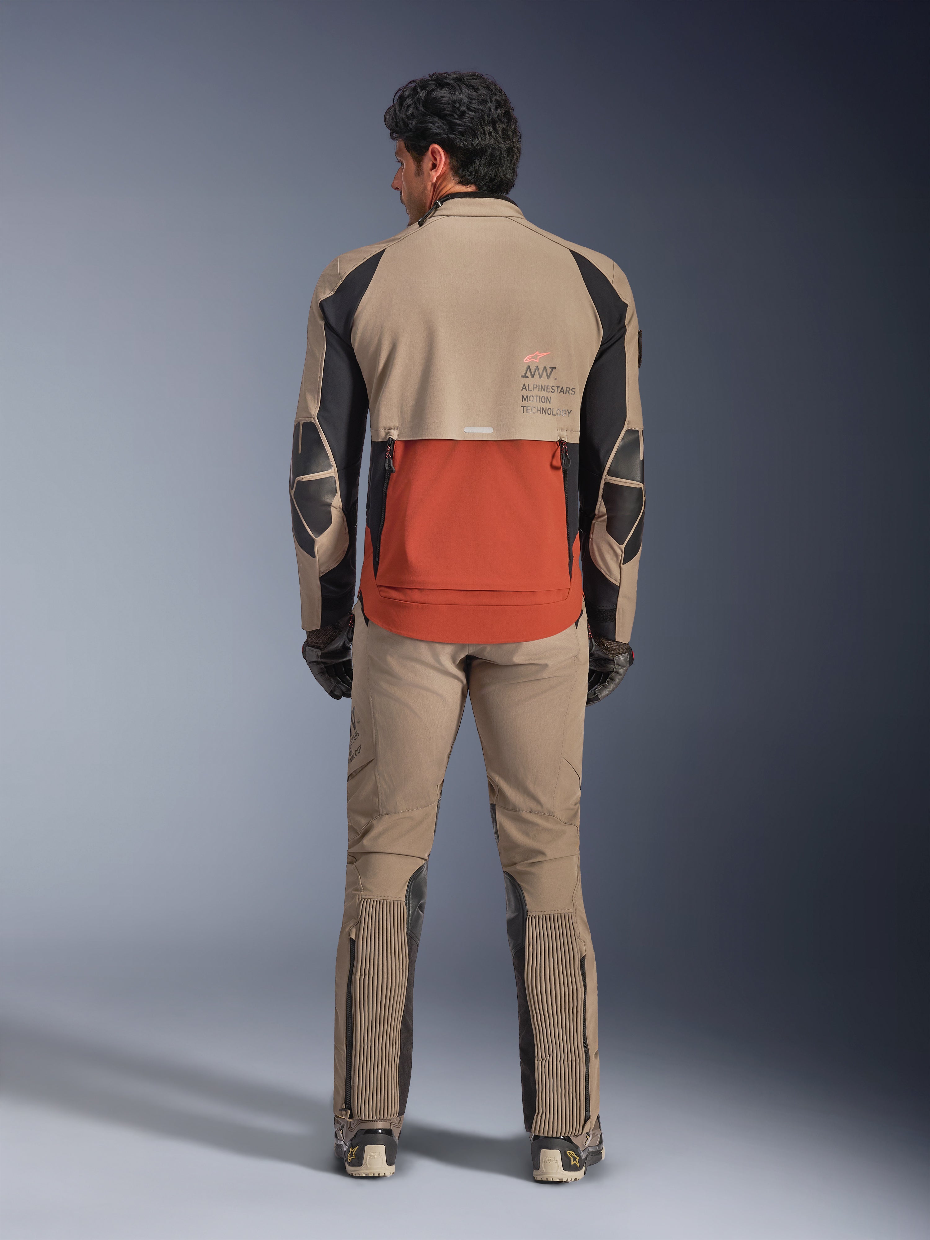 AMT-8 Stretch Drystar® XF - Black Motorcycle Jacket | Alpinestars®