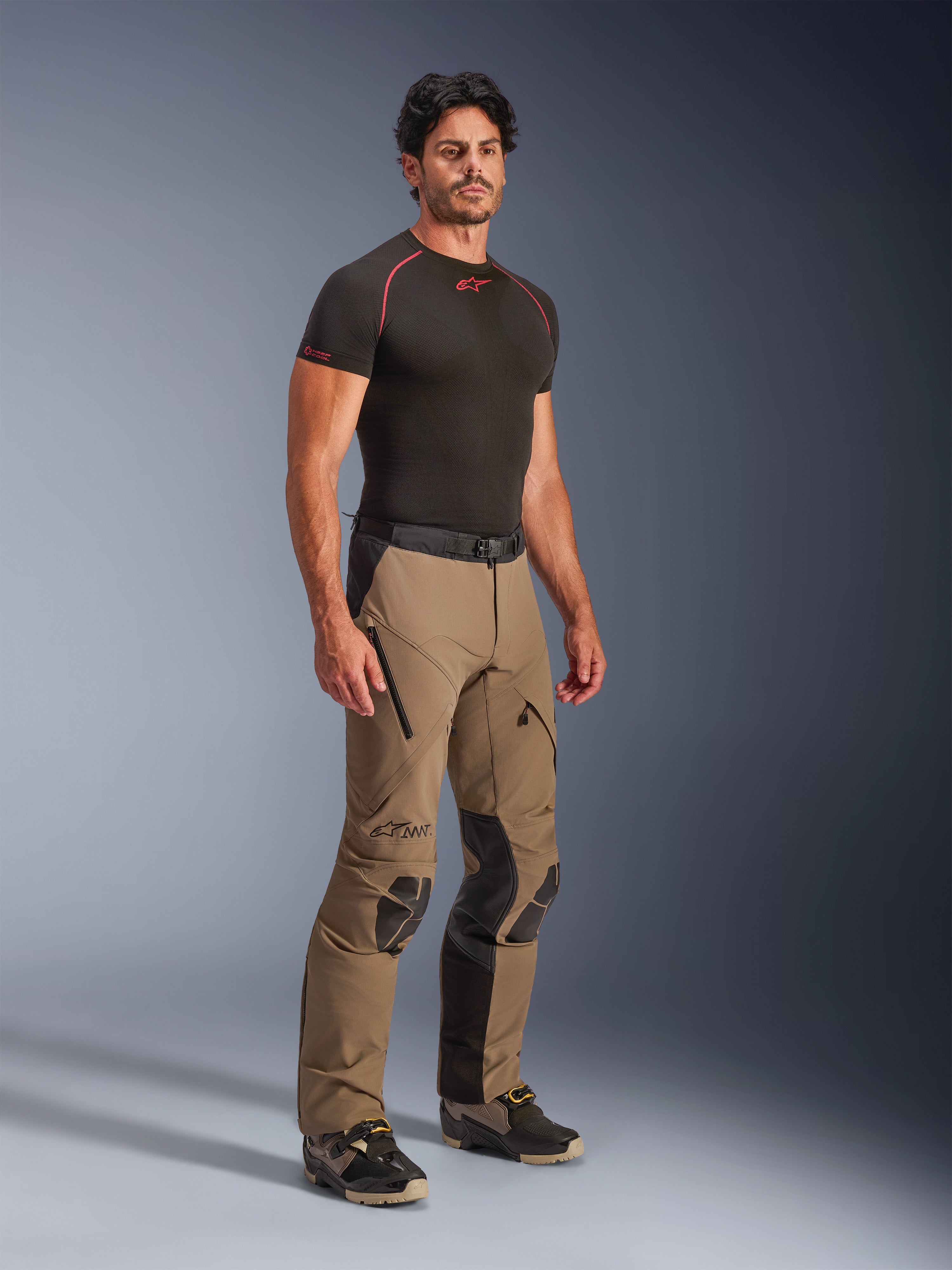 AMT-8 Stretch Drystar® XF - Black Motorcycle Pants | Alpinestars®
