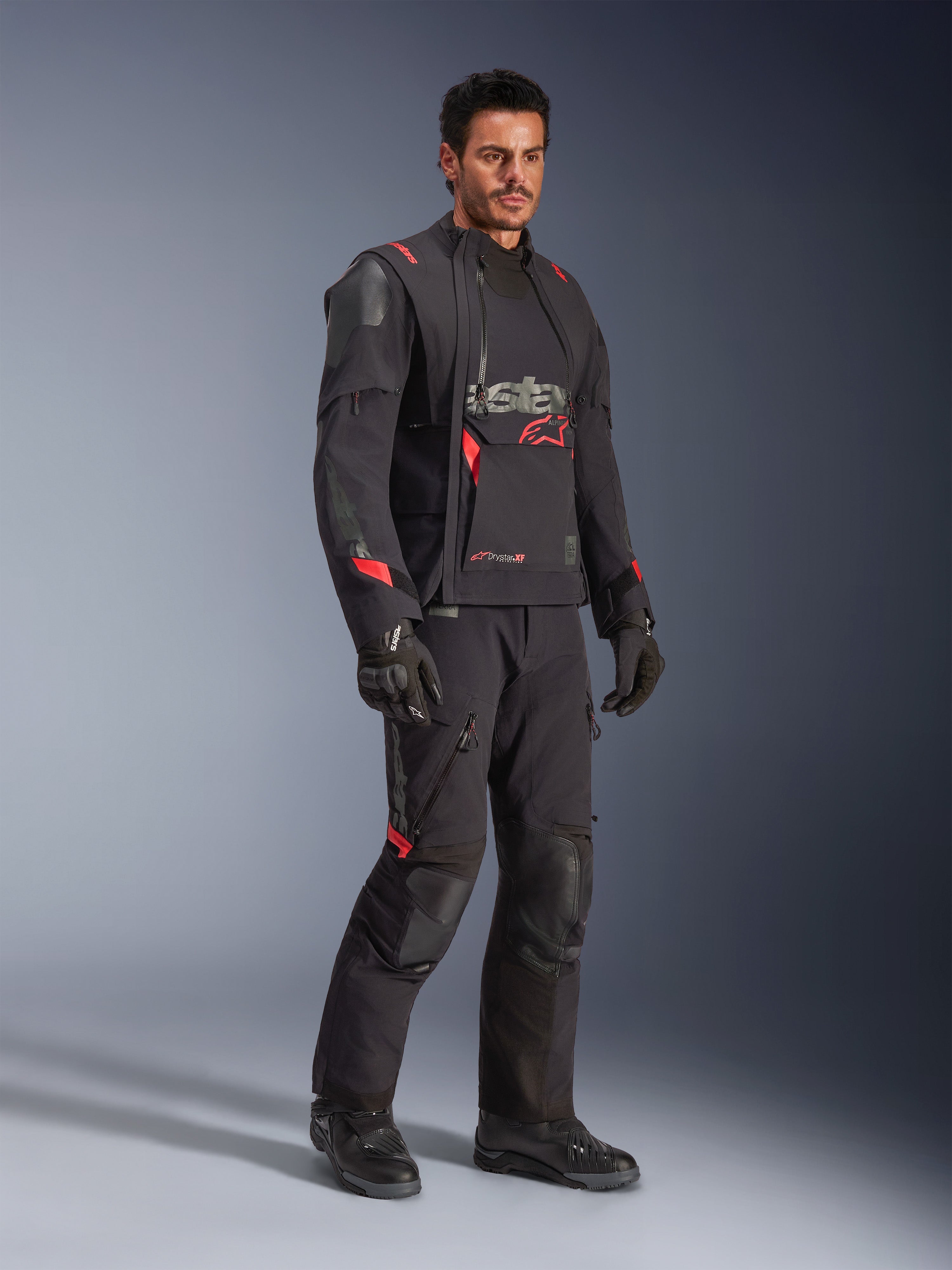 Halo Pro Drystar® XF Laminated - Black Motorcycle Jacket