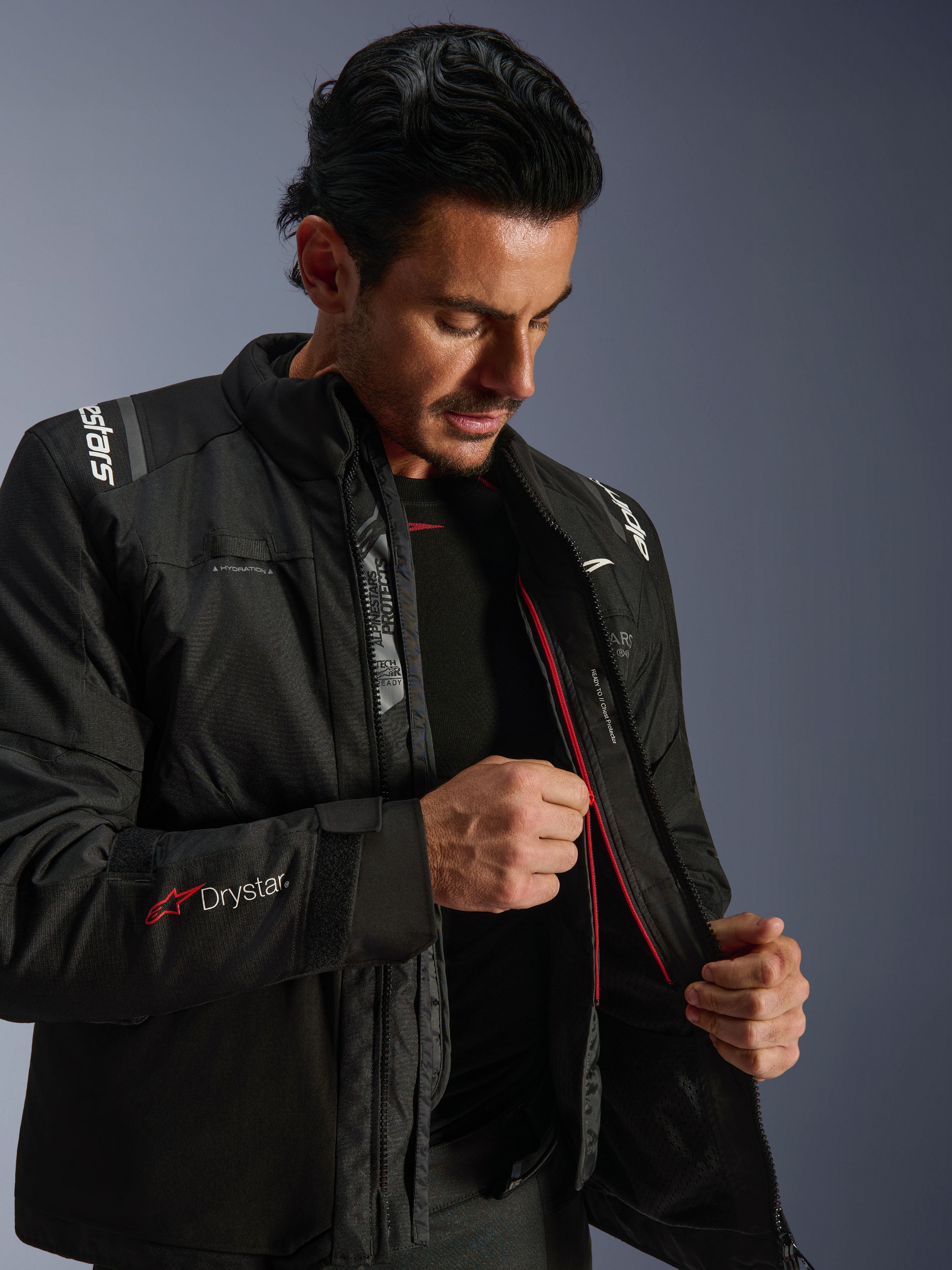 Andes V4 Drystar® - Black Motorcycle Jacket | Alpinestars®