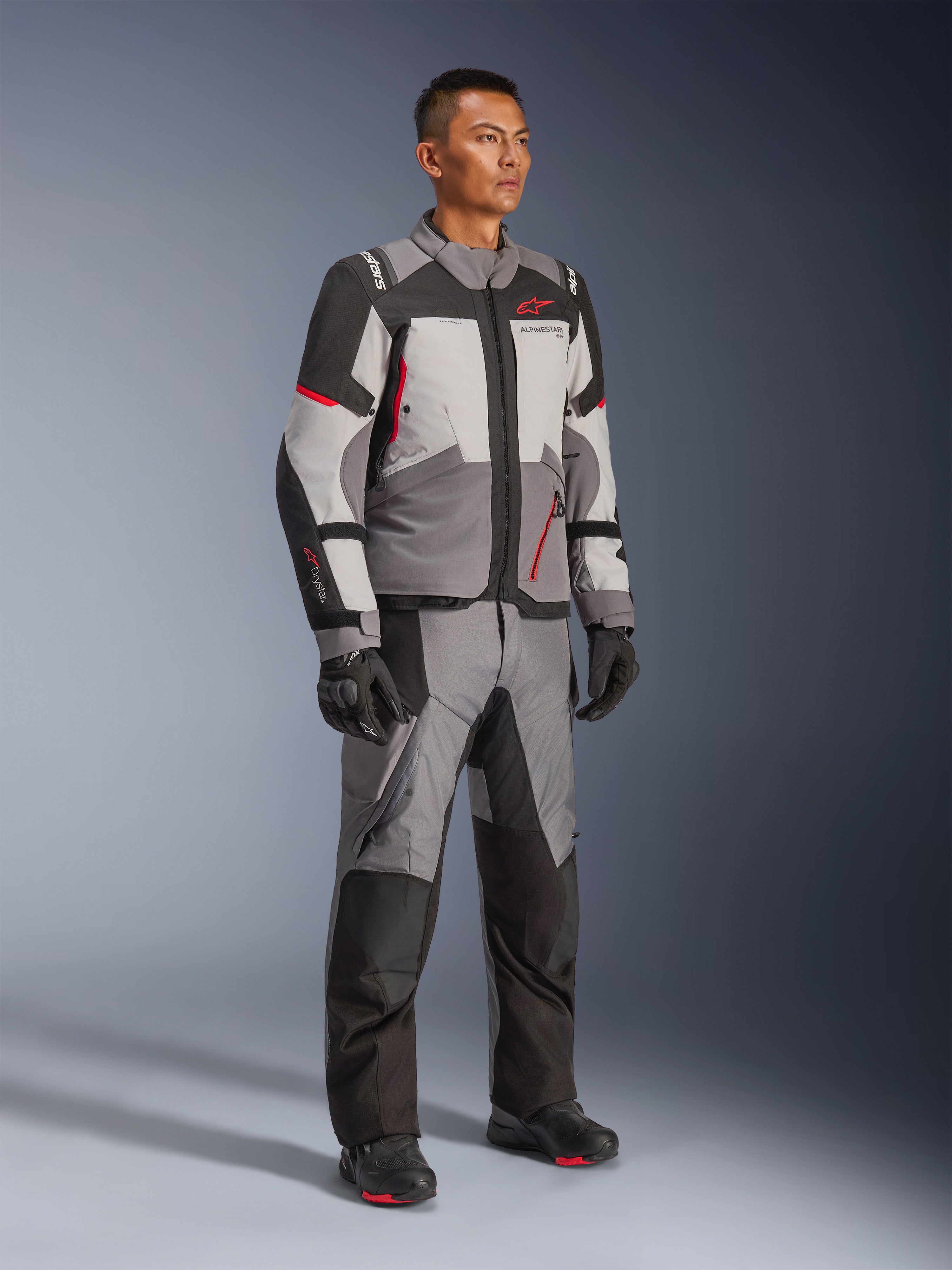 Andes V4 Drystar® - Gray Motorcycle Jacket | Alpinestars®