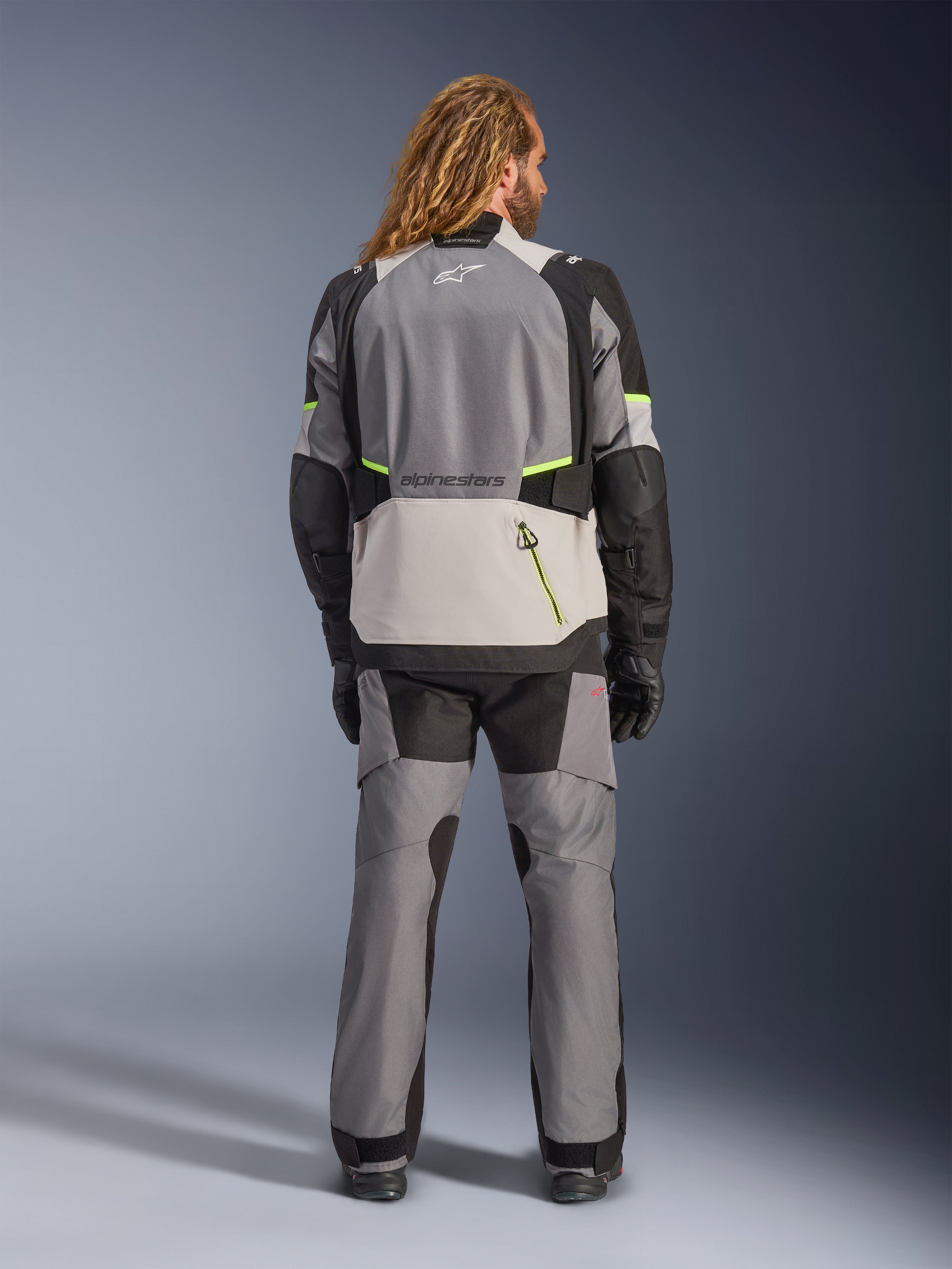 Andes V4 Drystar® - Gray Motorcycle Jacket | Alpinestars®