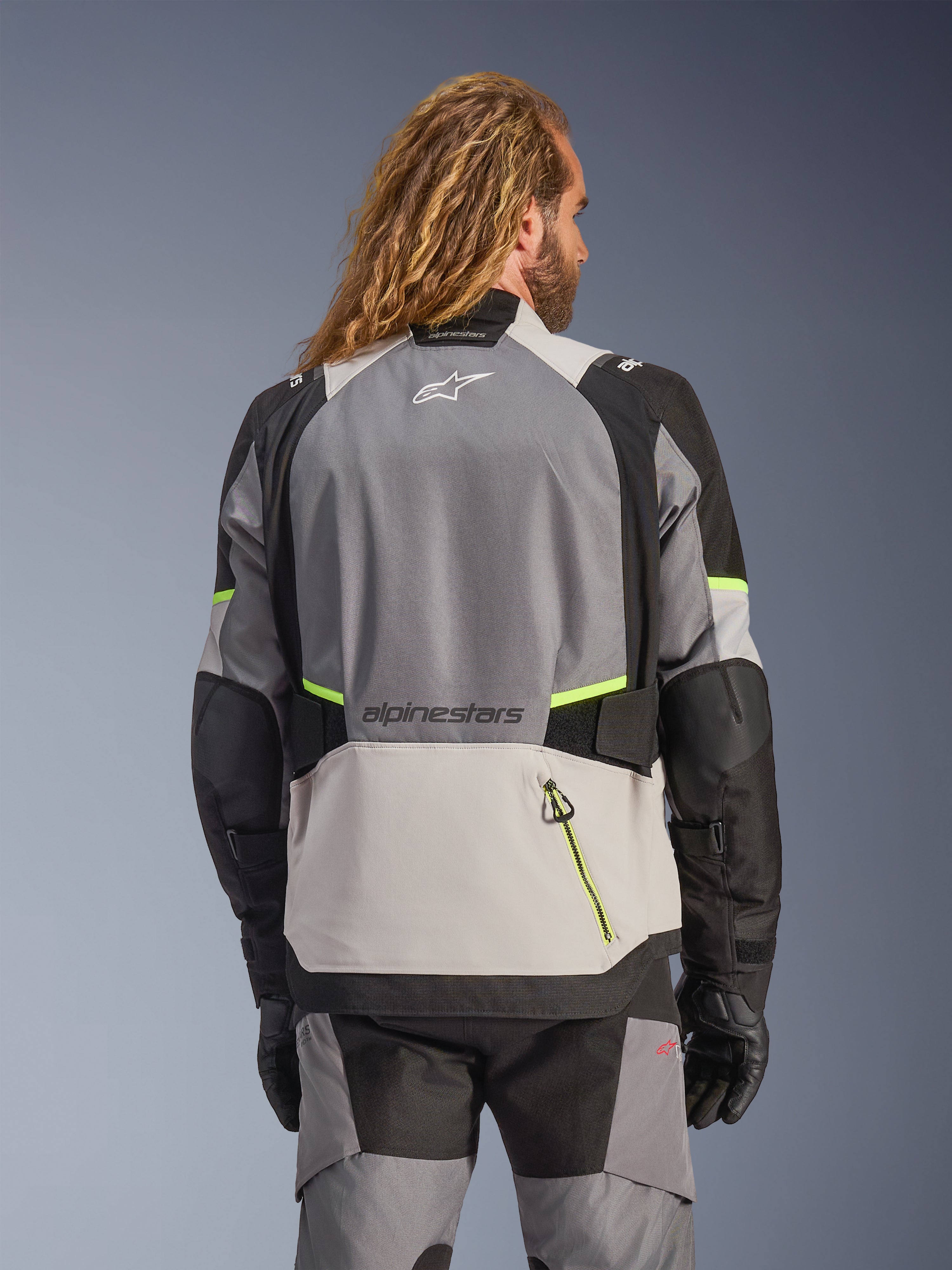 Andes V4 Drystar® - Gray Motorcycle Jacket | Alpinestars®