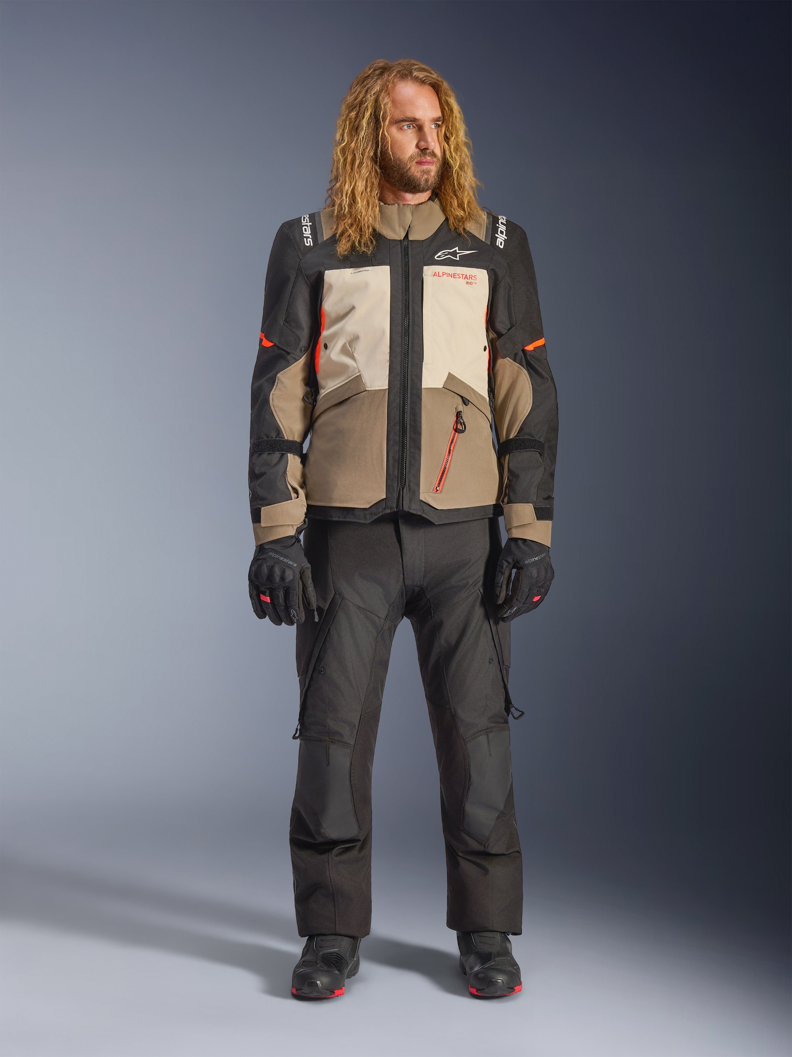 Andes V4 Drystar® - Black Motorcycle Jacket | Alpinestars®