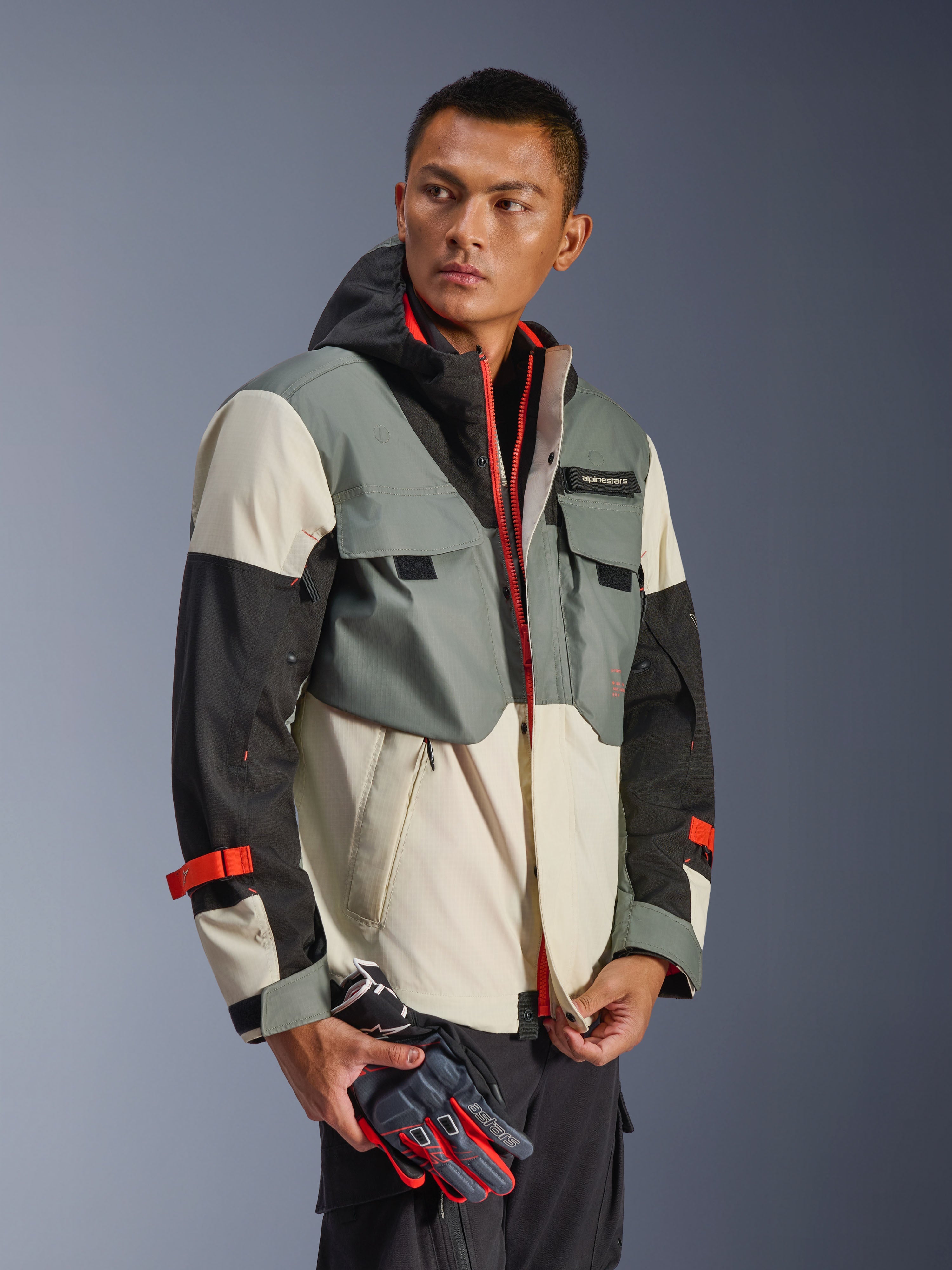 Mospher Waterproof - Gray Motorcycle Jacket | Alpinestars®