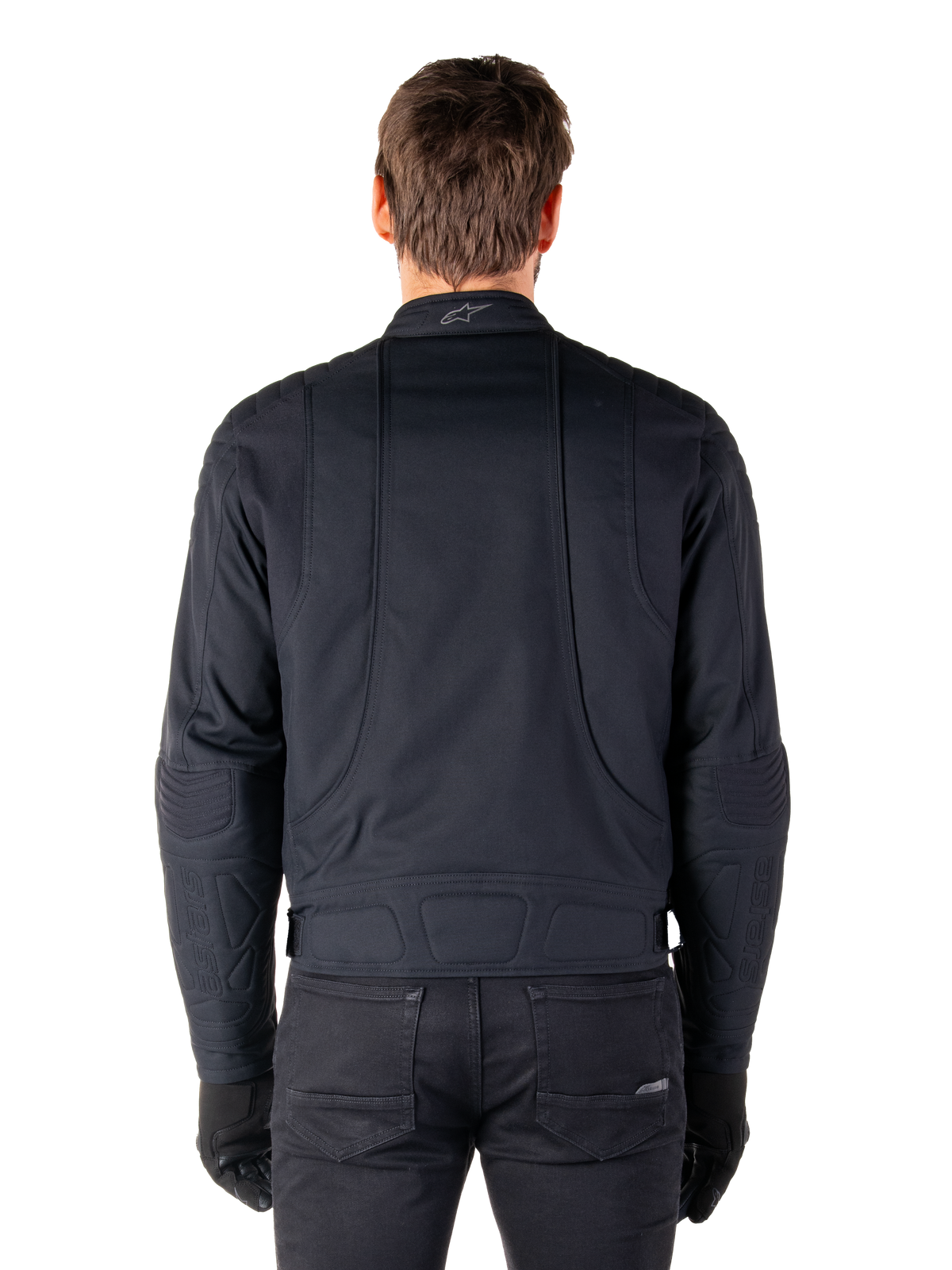 Clayton Water Resistant - Black Motorcycle Jacket | Alpinestars®