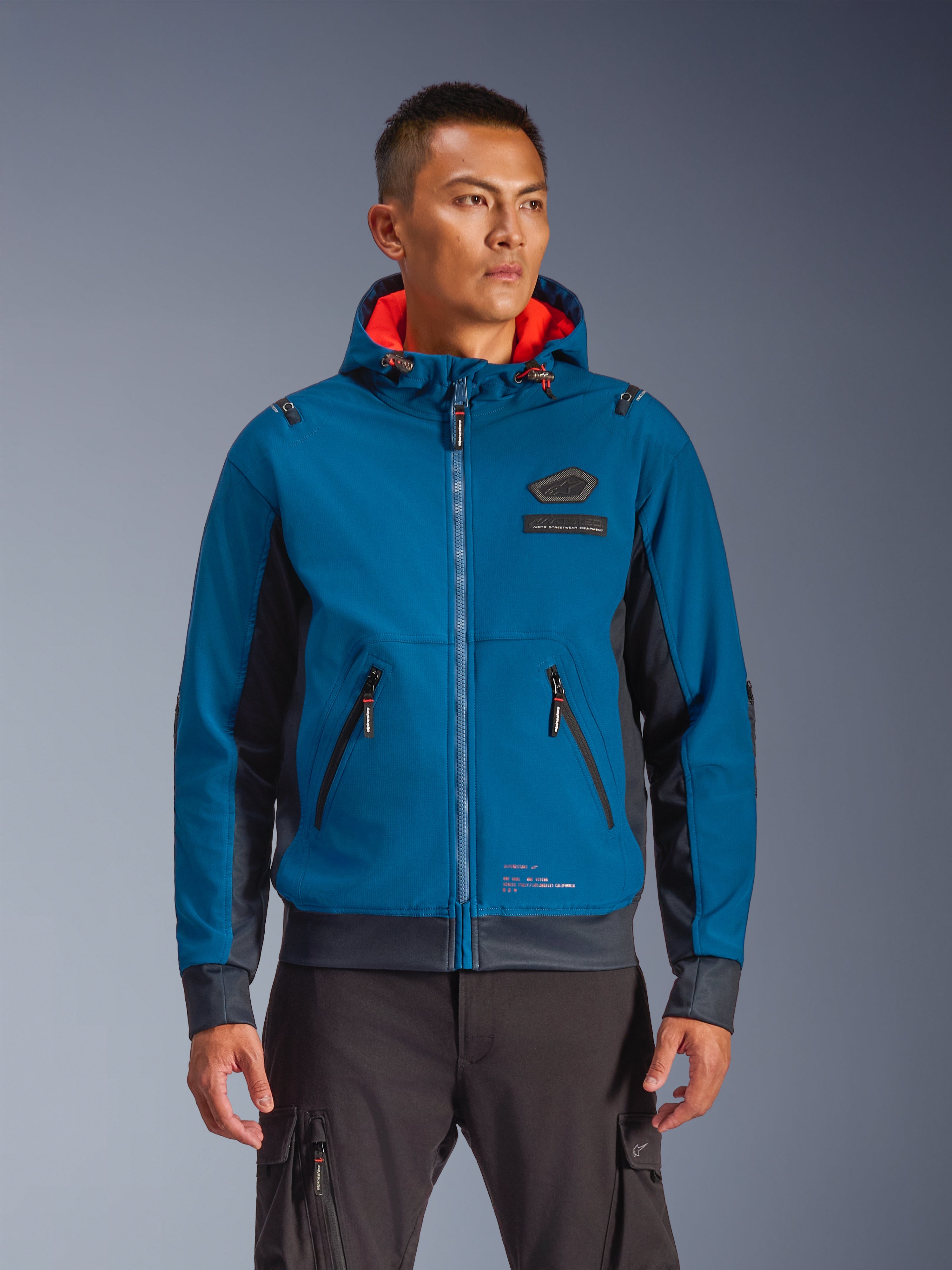 On Active Jacket M ネイビー ジッパーポケット付き On オン Active Jacket アクティブジャケット ランニングブルゾン