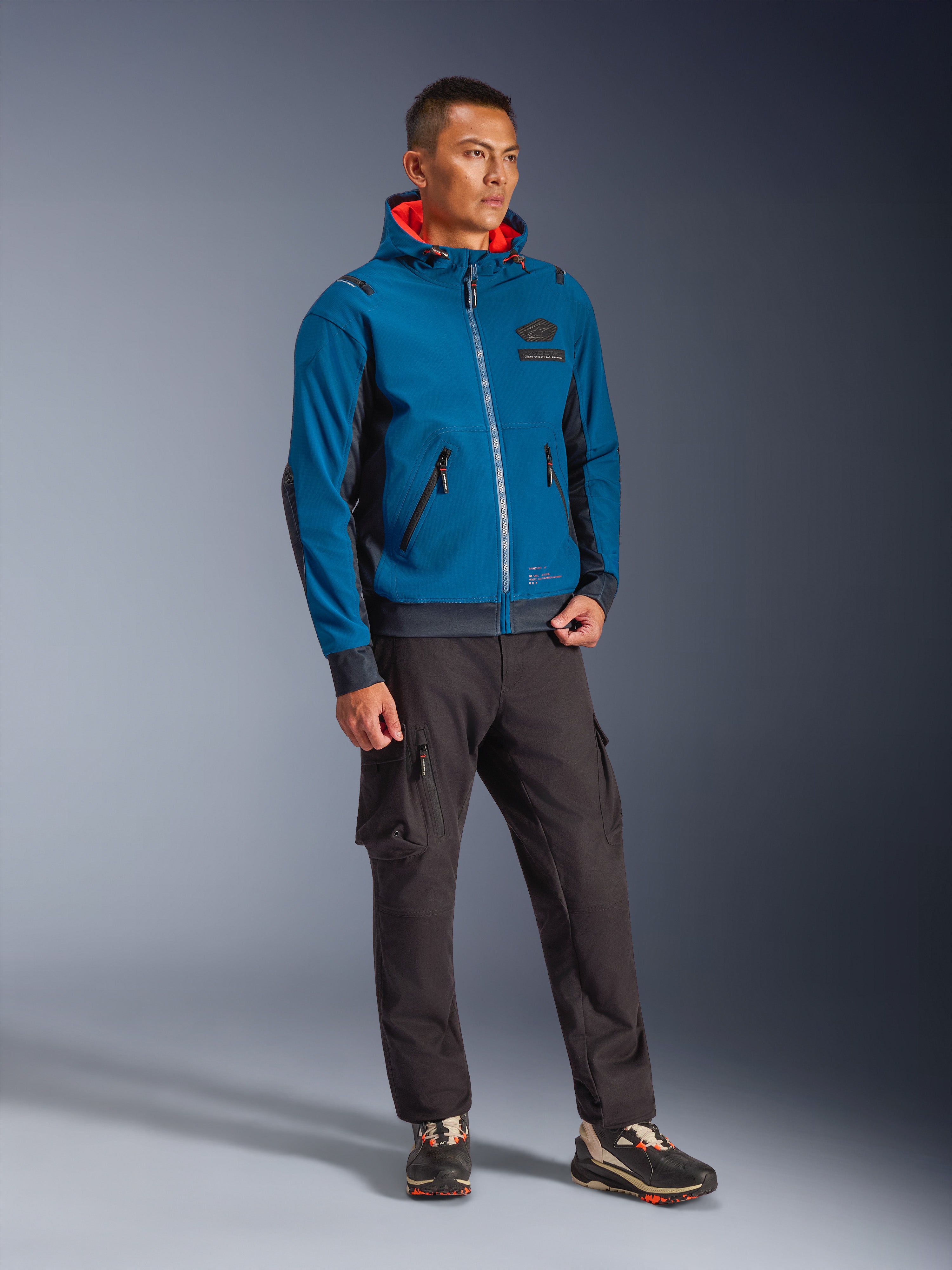 Moblast Waterproof - Blue Motorcycle Jacket | Alpinestars®