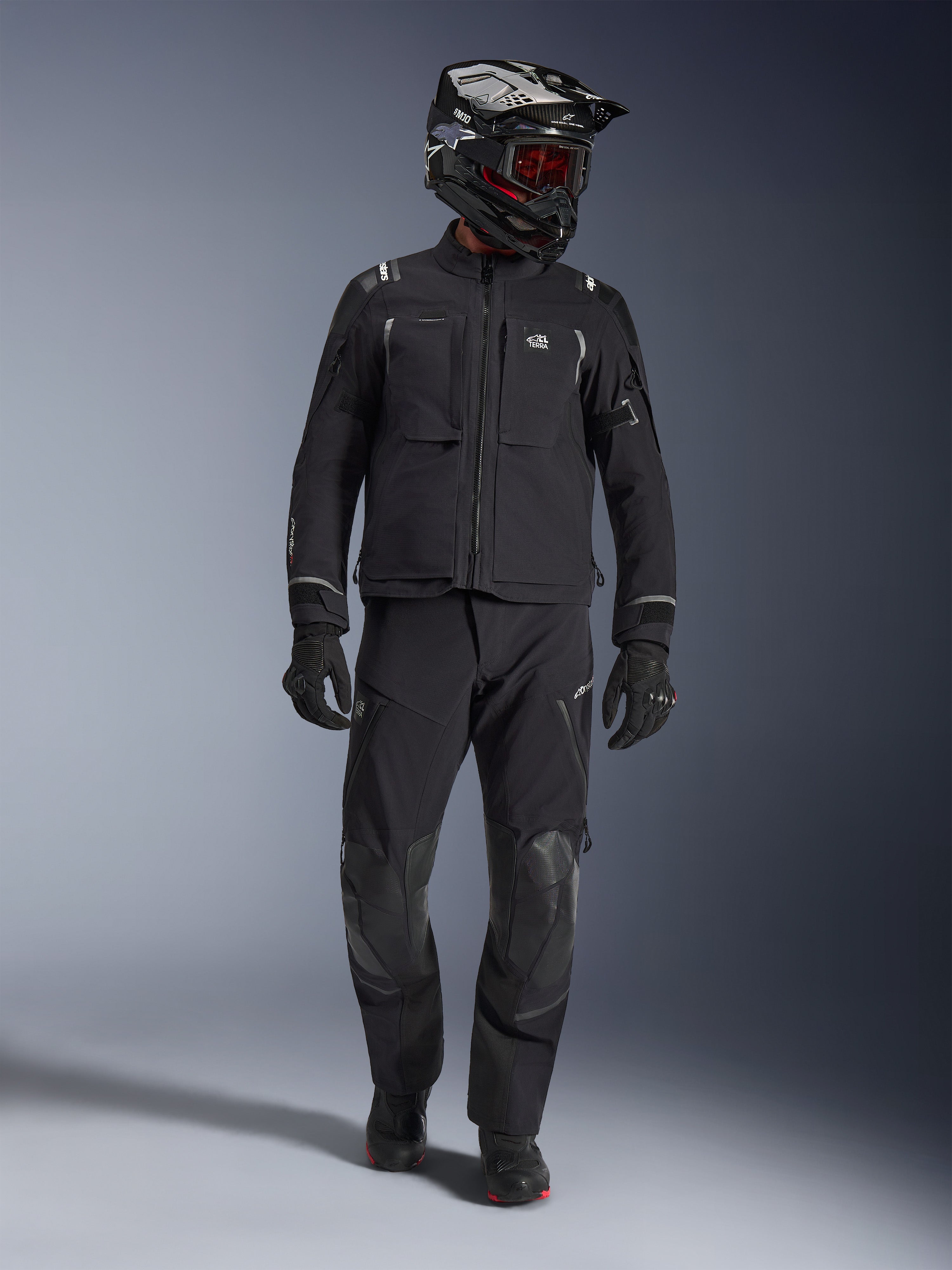 Andes Pro Drystar® XF - Gray Motorcycle Jacket | Alpinestars®
