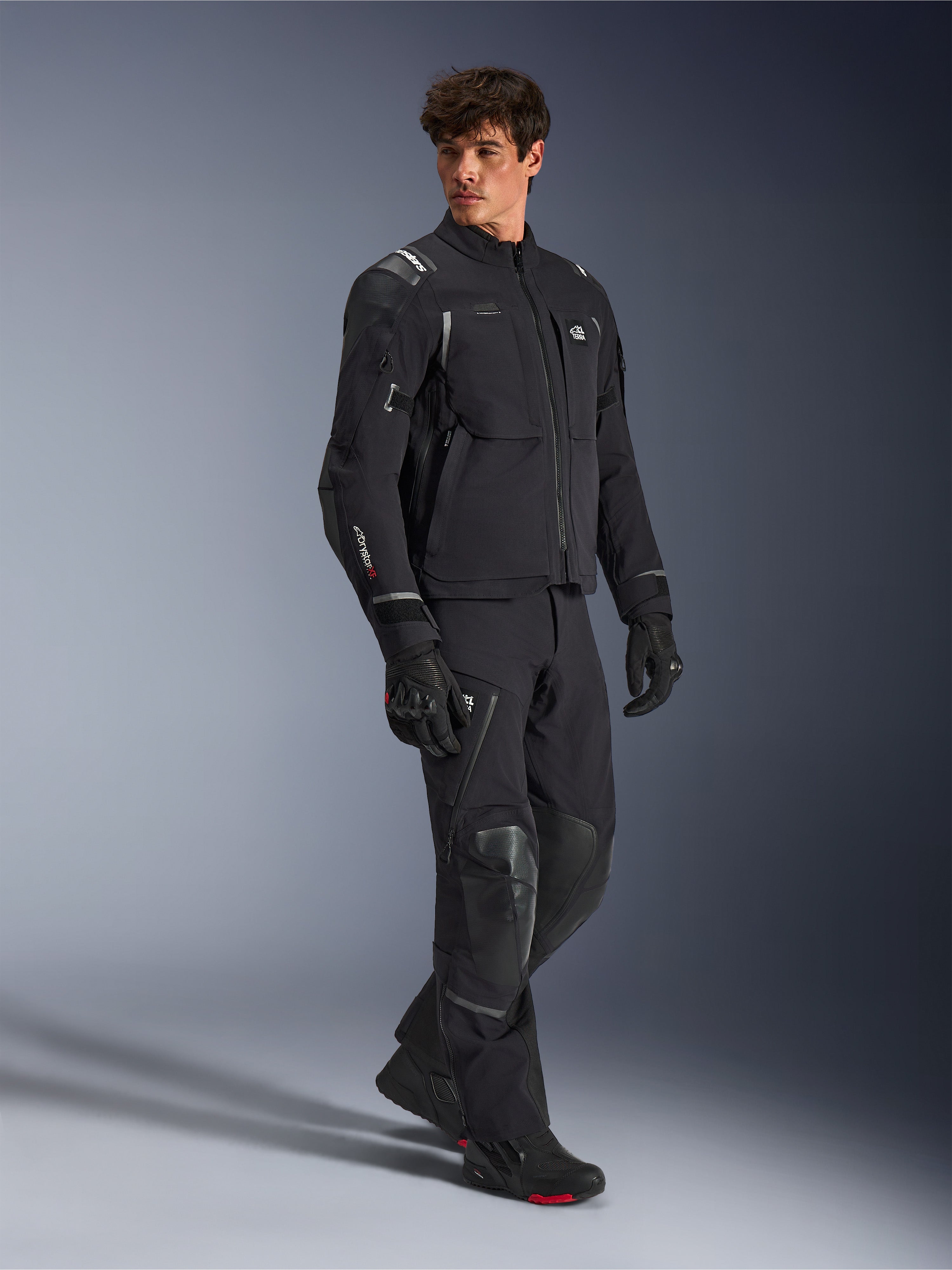 Andes Pro Drystar® XF - Gray Motorcycle Jacket | Alpinestars®