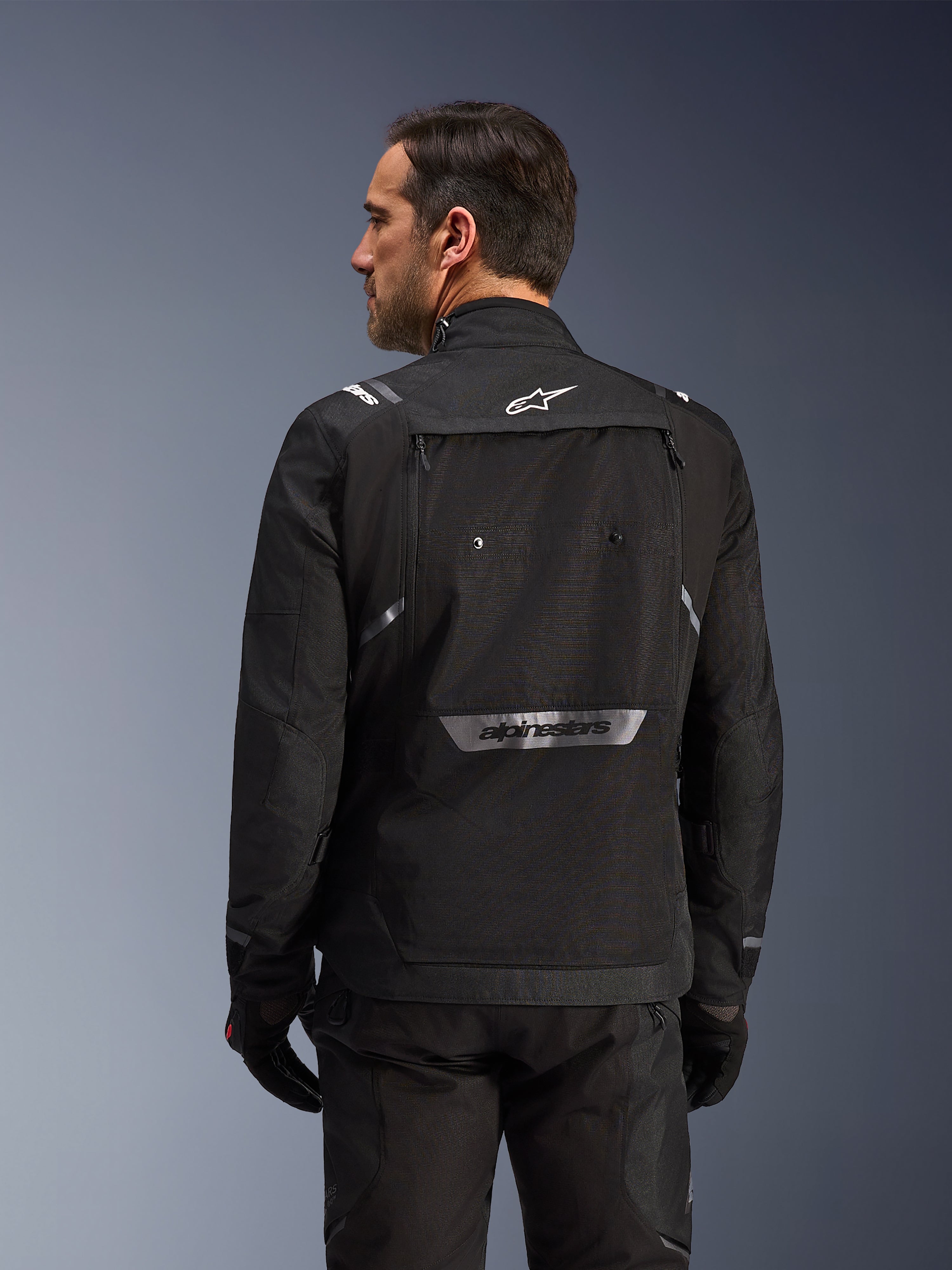Cusco Drystar® - Black Motorcycle Jacket | Alpinestars®