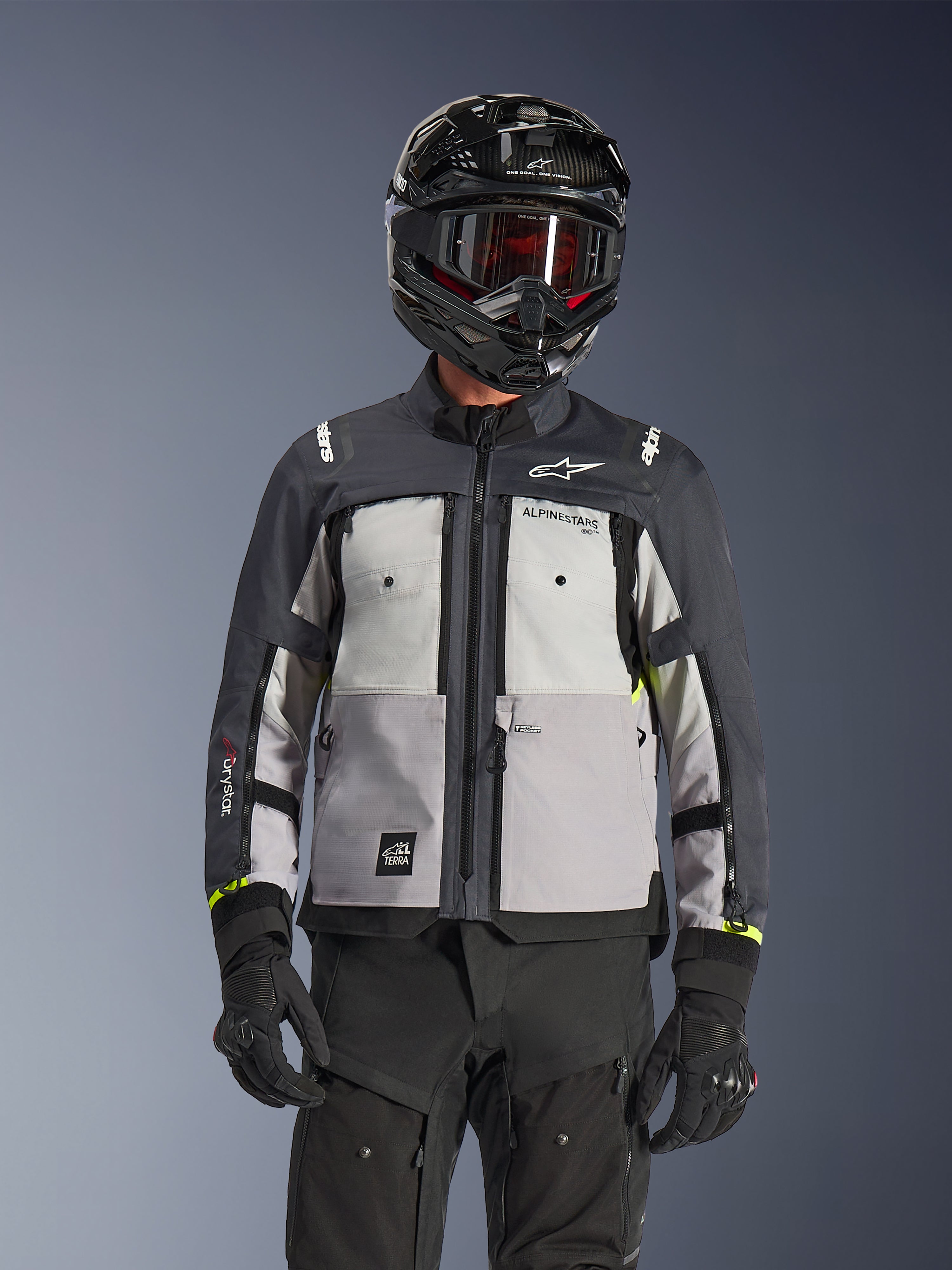 Cusco Drystar® - Gray Motorcycle Jacket | Alpinestars®