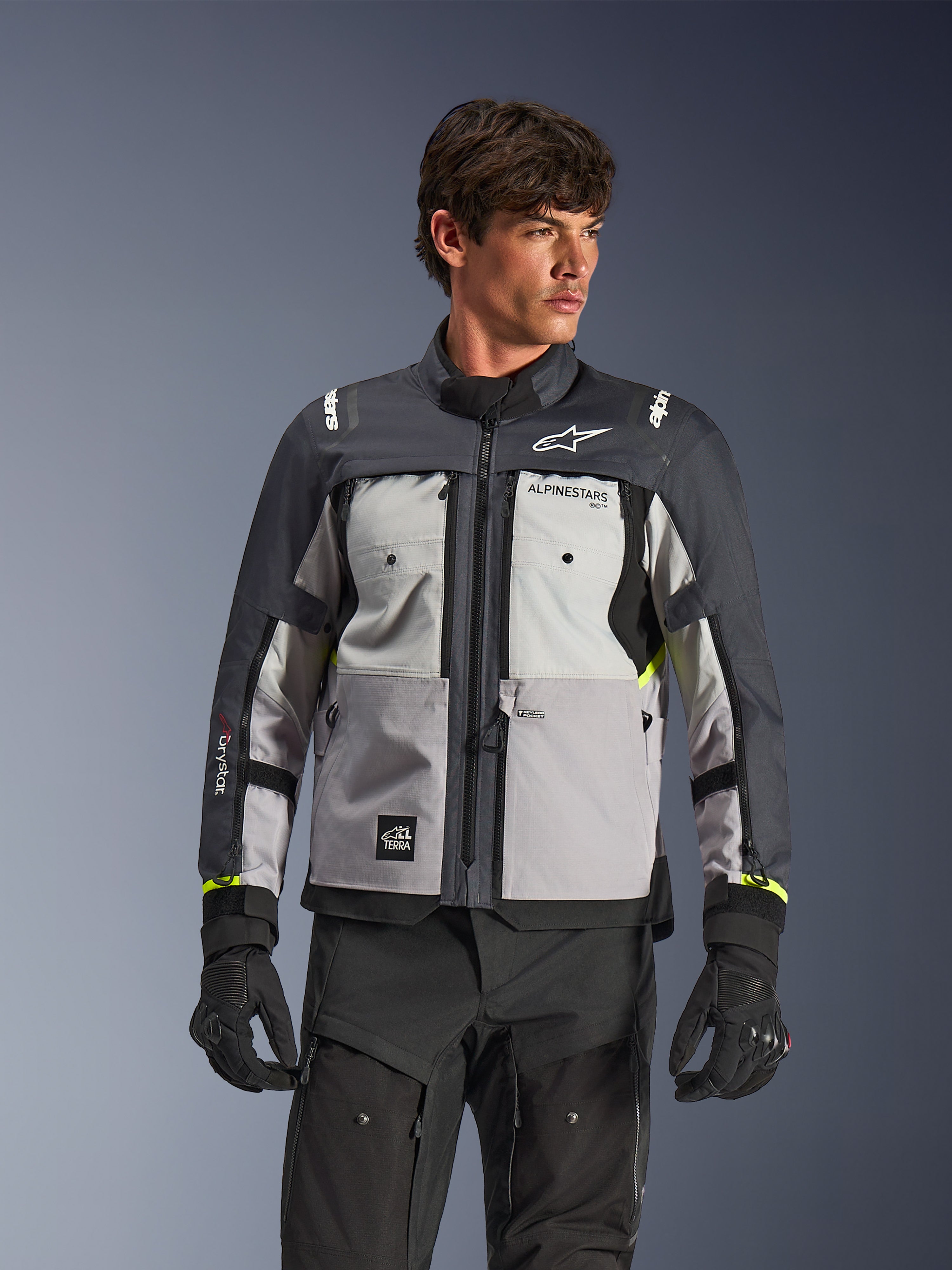 Cusco Drystar® - Gray Motorcycle Jacket | Alpinestars®