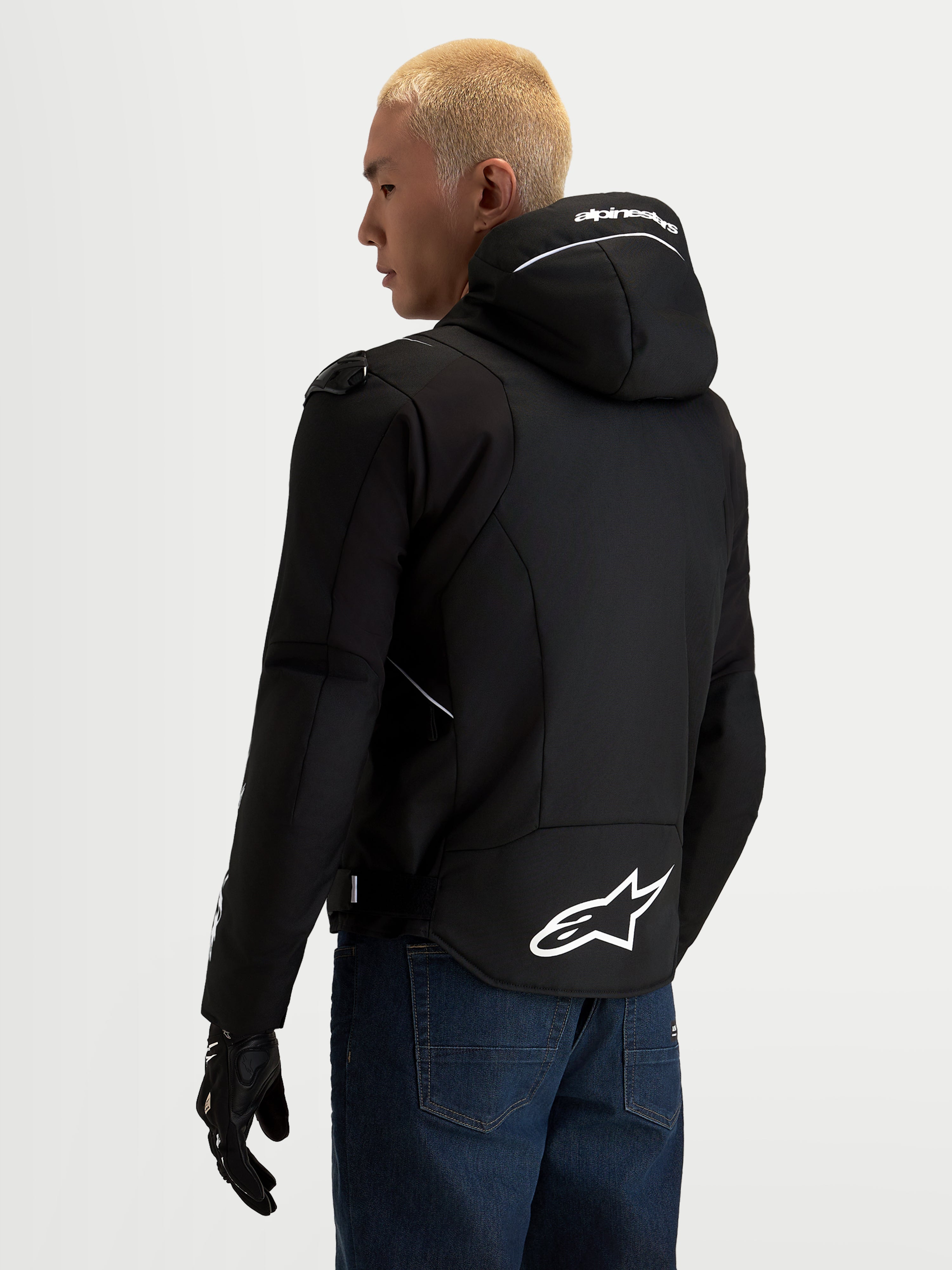 Zaca V2 Waterproof - Black Motorcycle Jacket | Alpinestars®