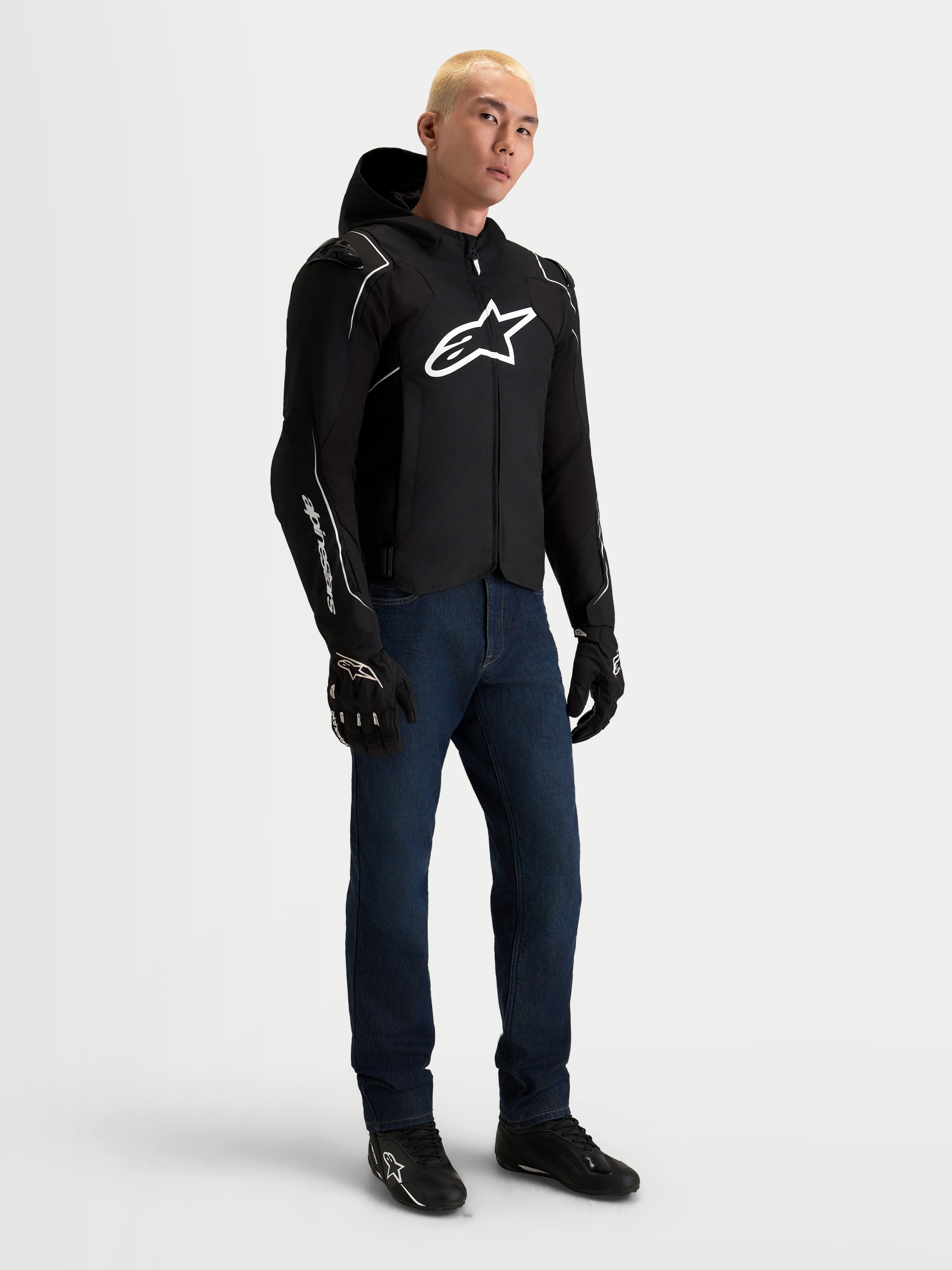 Zaca V2 Waterproof - Black Motorcycle Jacket | Alpinestars®