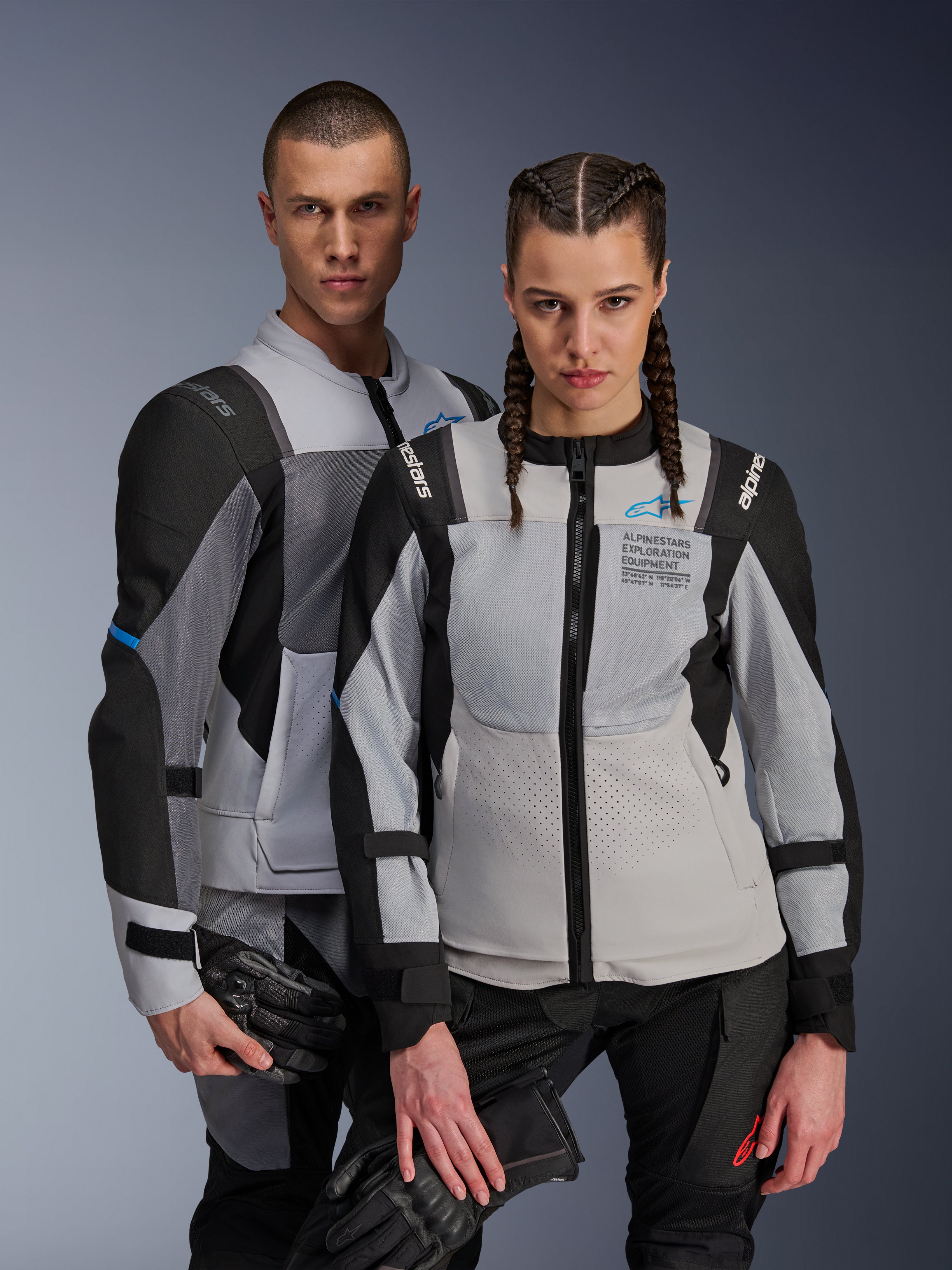 Stella ST-2 Air - Gray Motorcycle Jacket | Alpinestars®