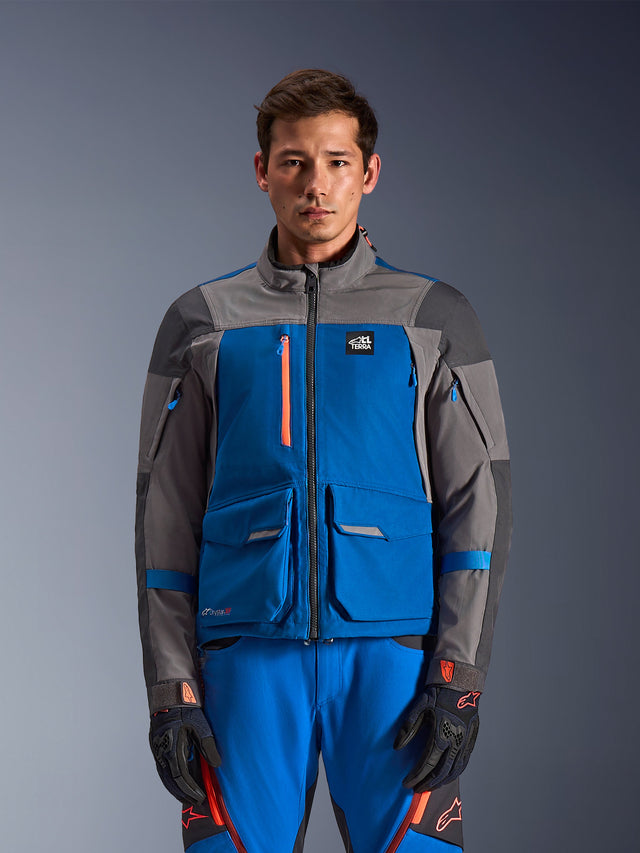 Alpinestars Halo Drystar Jacket Dark Khaki/Sand/Yellow Fluo Alpinestars Halo Drystar Jacket Dark Khaki/Sand/Yellow Fluo