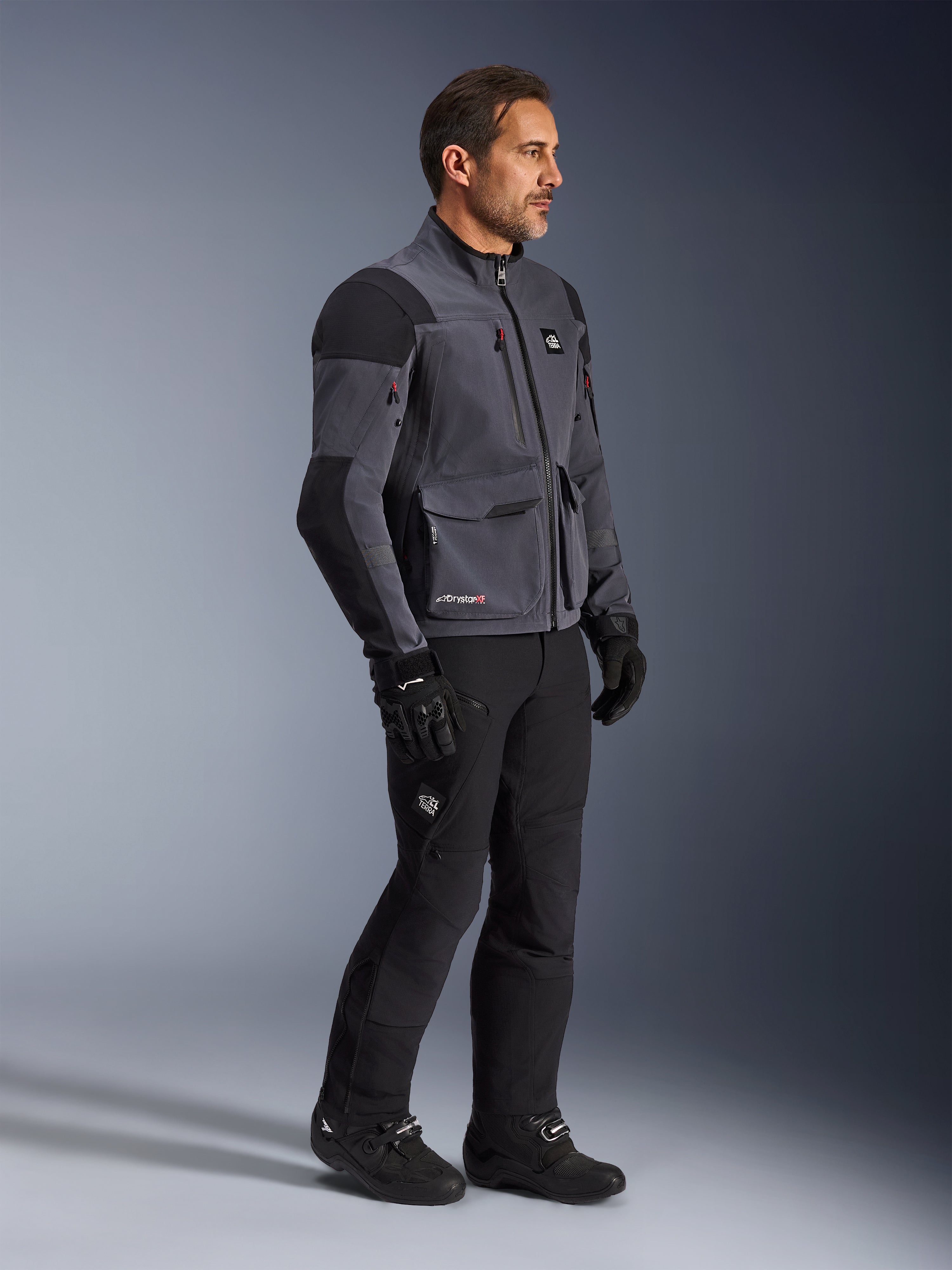 Maxdura Drystar®XF Laminated Armored Shell - Gray Motorcycle
