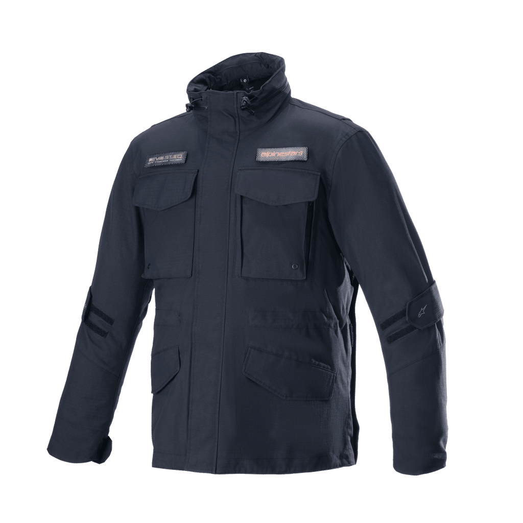 MO.ST.EQ Field Waterproof Primaloft - Black Motorcycle Jacket MO.ST.EQ Field Waterproof Primaloft - Black Motorcycle Jacket
