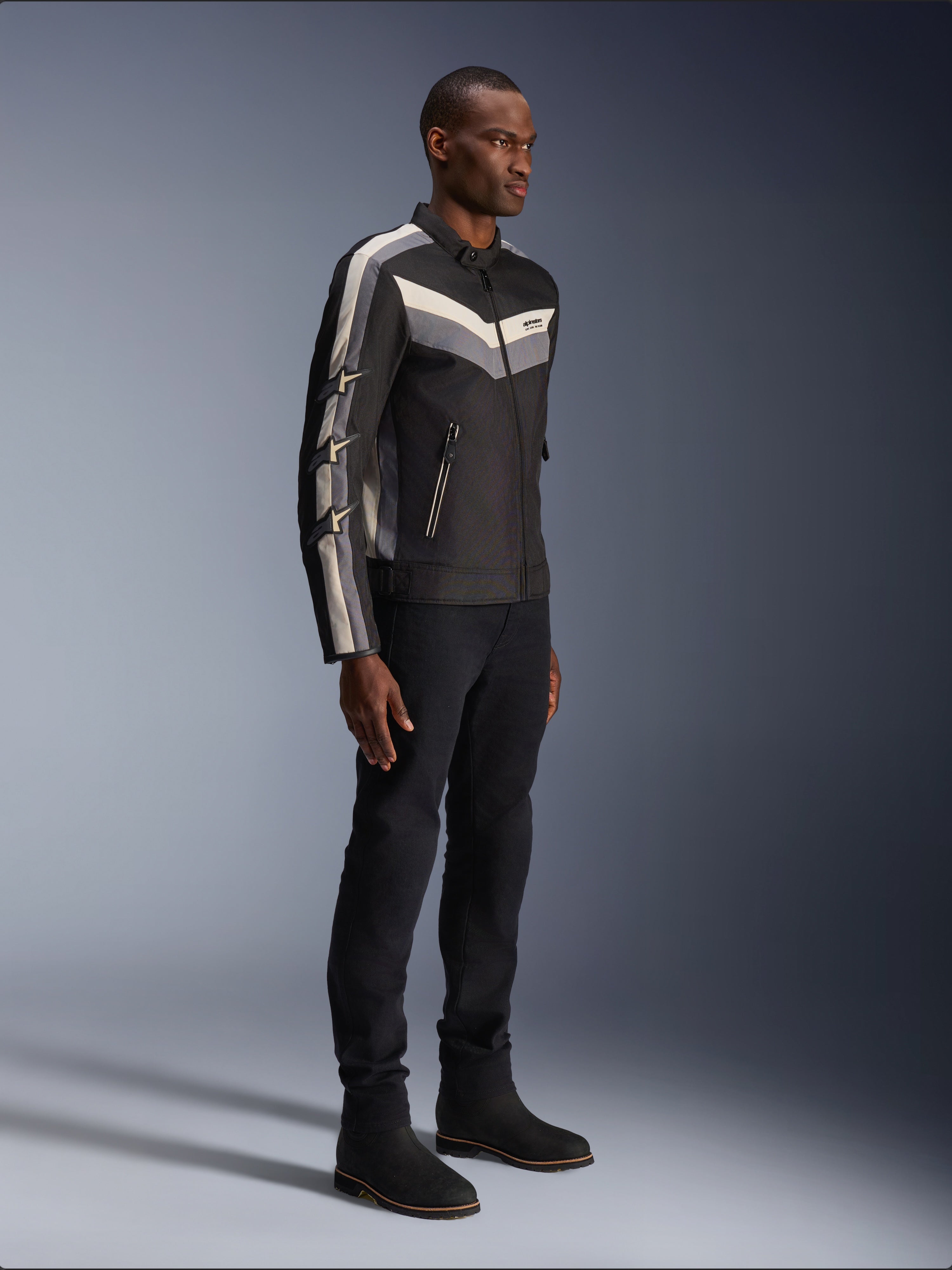 T-Dyno Water Resistant - Black Motorcycle Jacket | Alpinestars®
