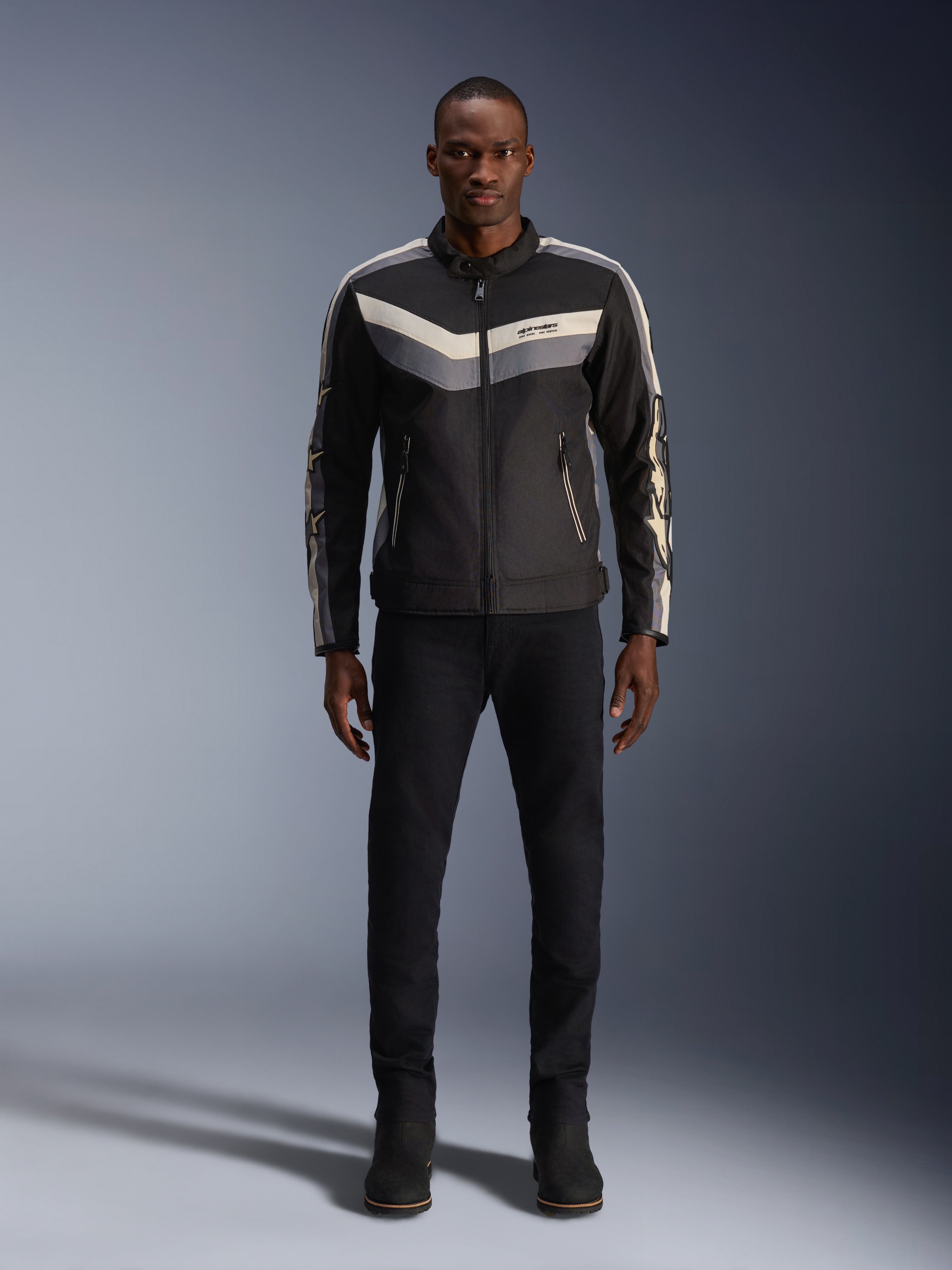 T-Dyno Water Resistant - Black Motorcycle Jacket | Alpinestars®