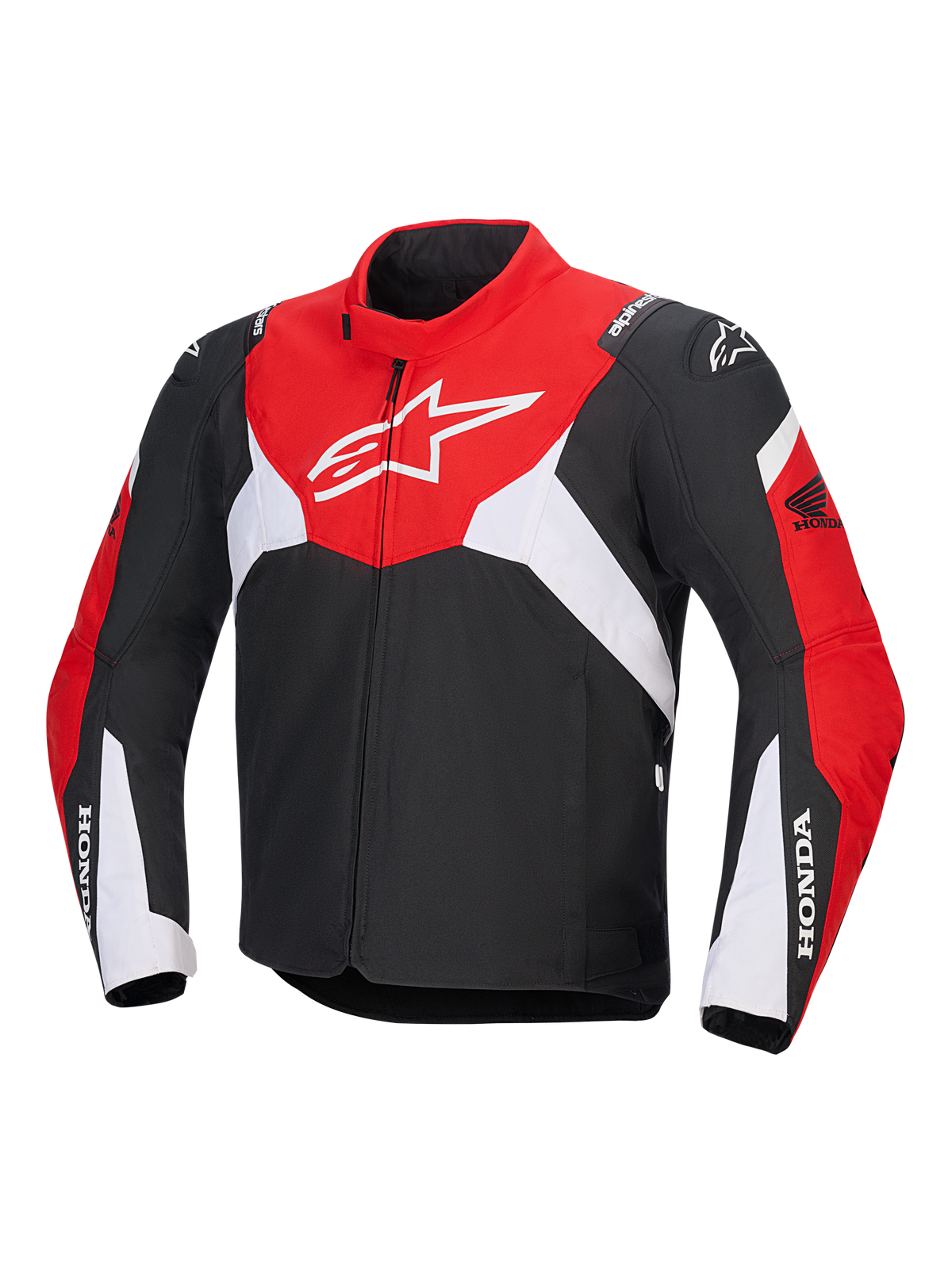 Honda T-Jaws V4 Waterproof - Black Motorcycle Jacket | Alpinestars®