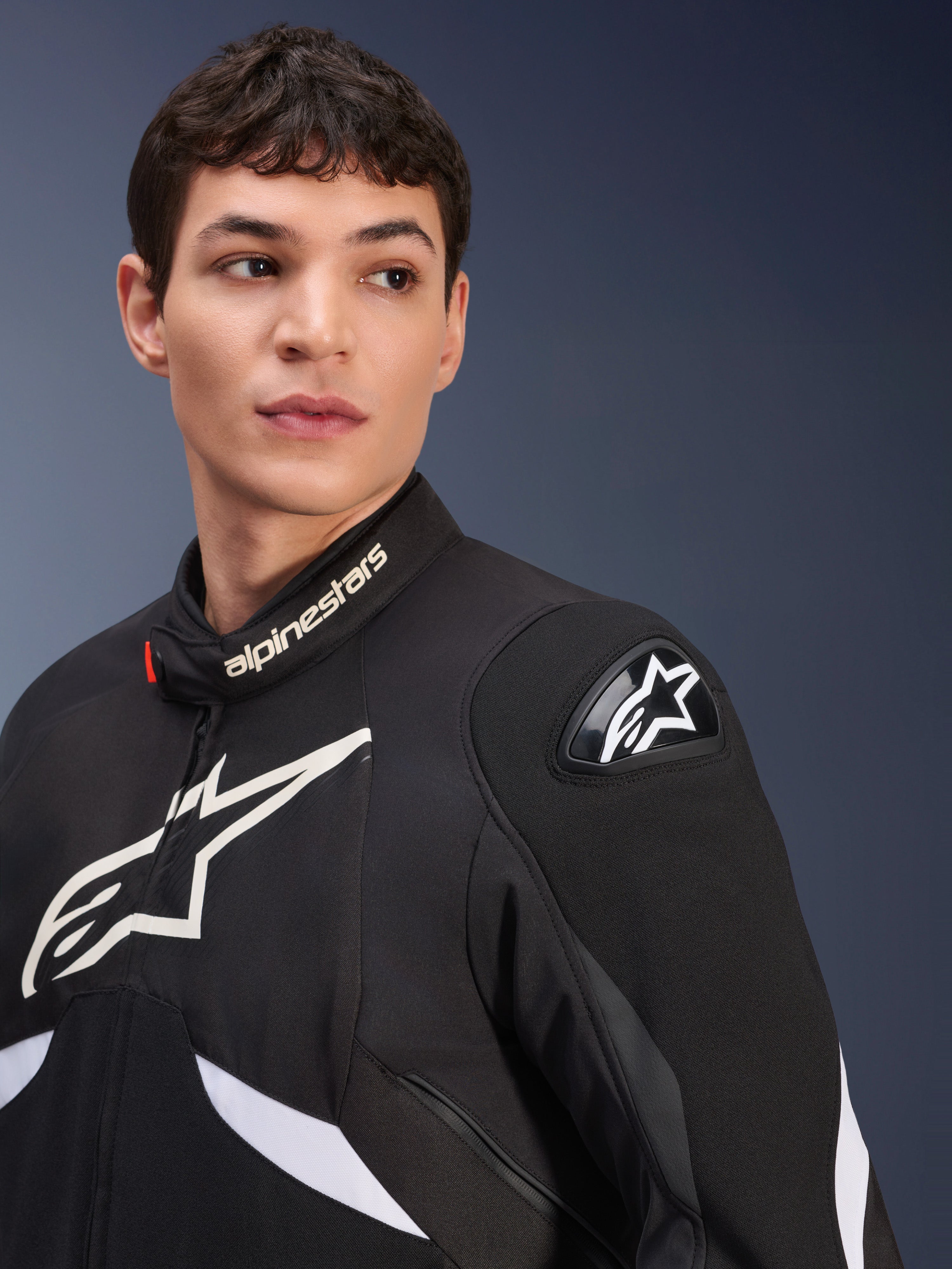 T-GP R V3 Drystar® - Black Motorcycle Jacket | Alpinestars®