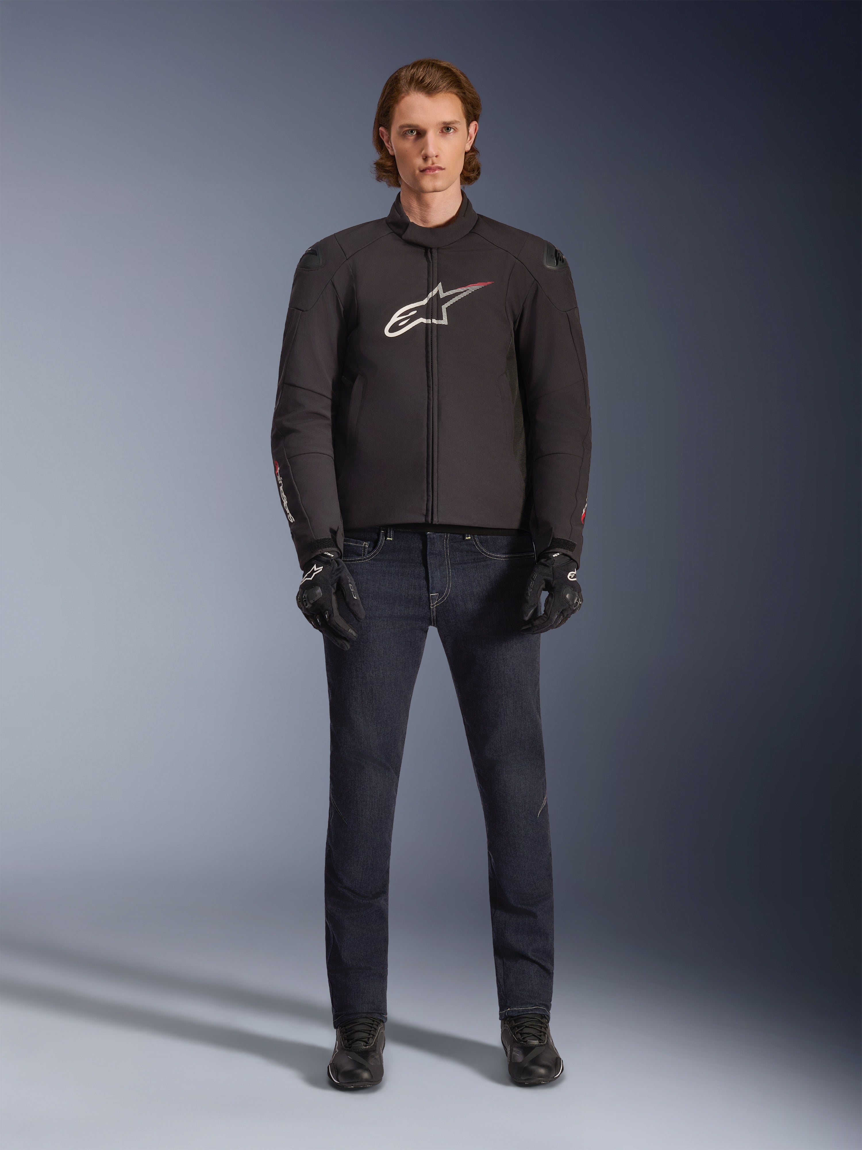 SMX Waterproof - Black Motorcycle Jacket | Alpinestars®